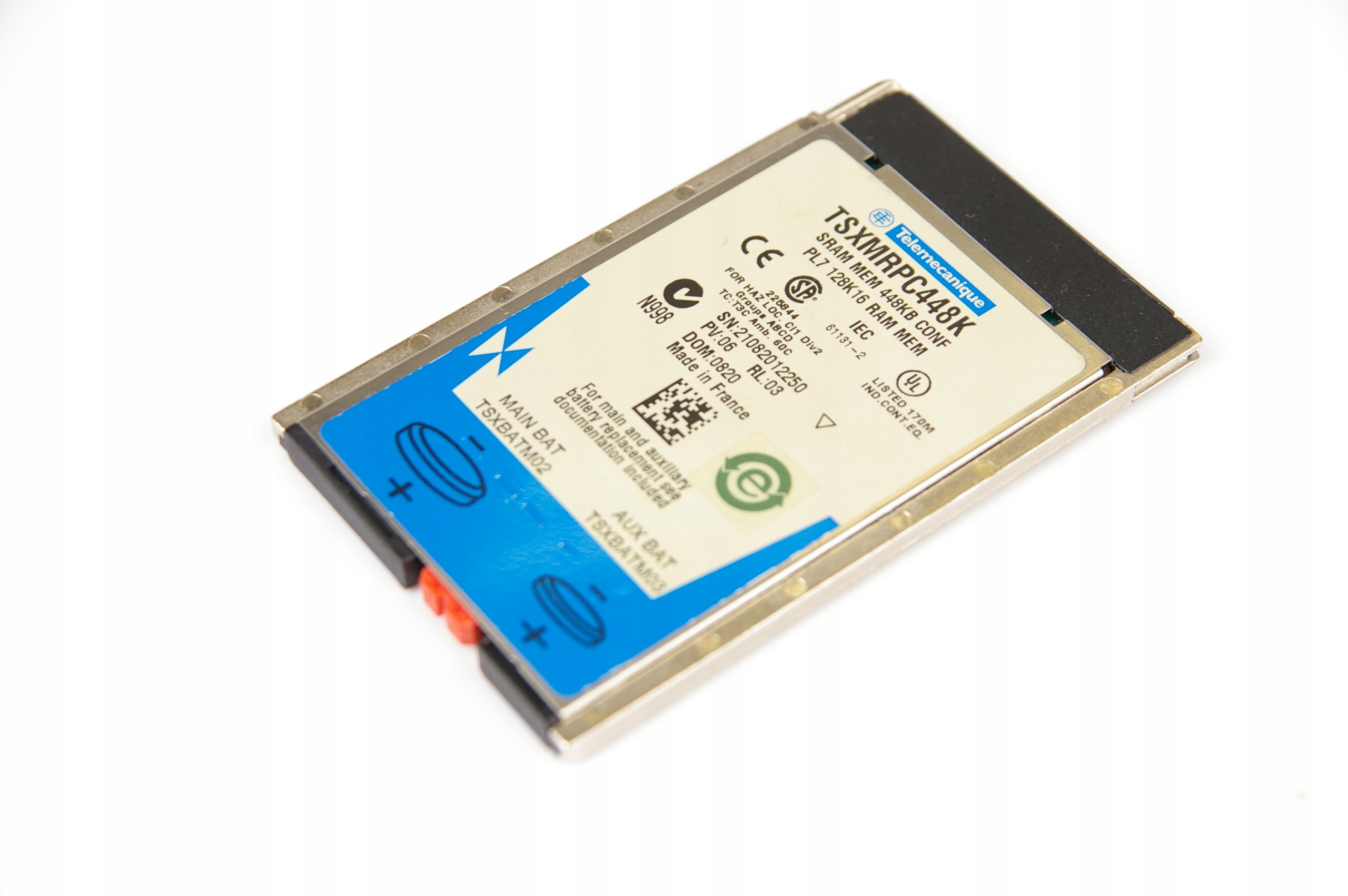 Schneider Electric TSXMRPC448K SRAM Memomry Card · ID 115254177 · Photo 1