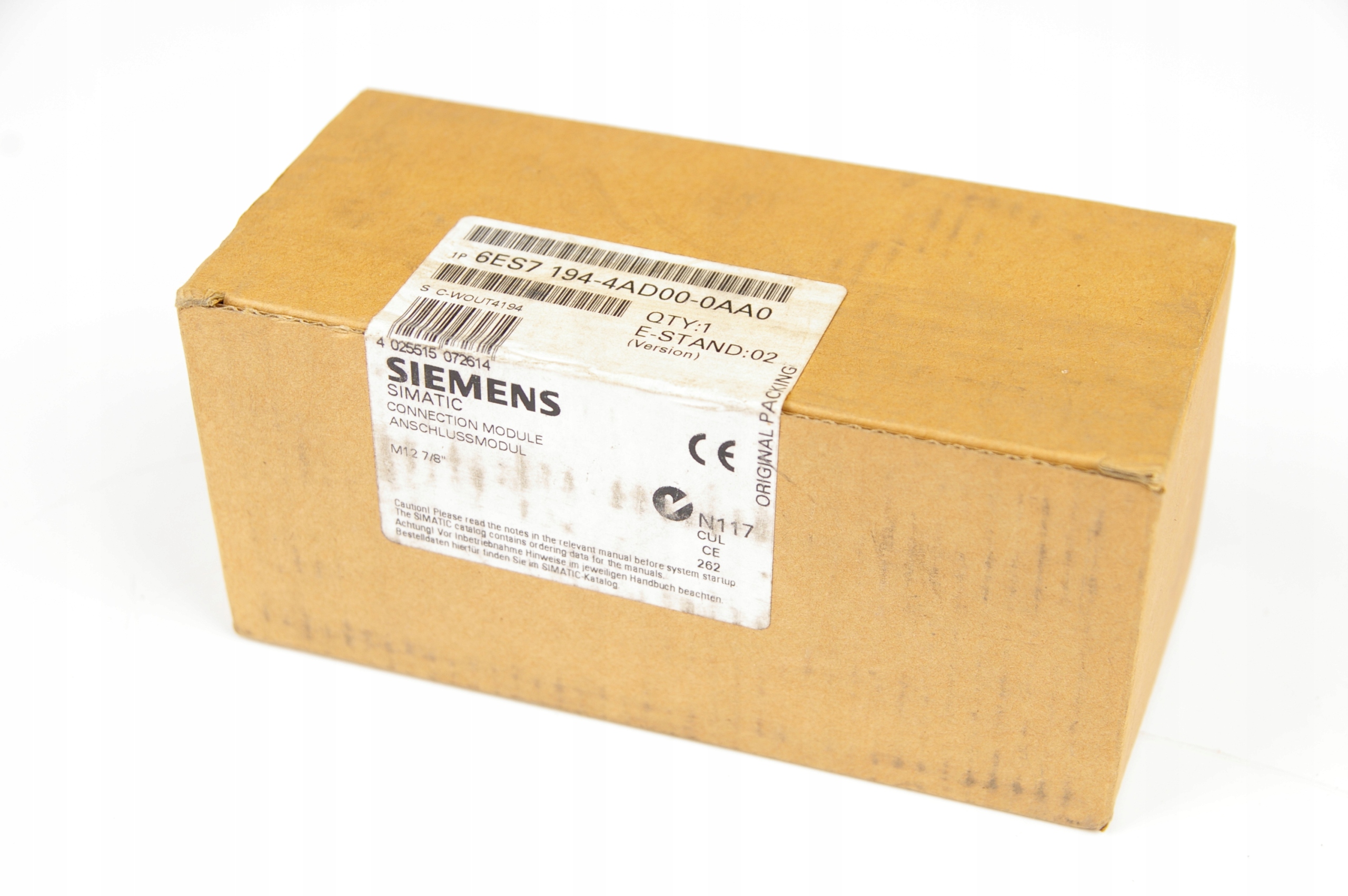 Siemens 6ES7 194-4AD00-0AA0 6ES7194-4AD00-0AA0 · ID 115262510 · Photo 1