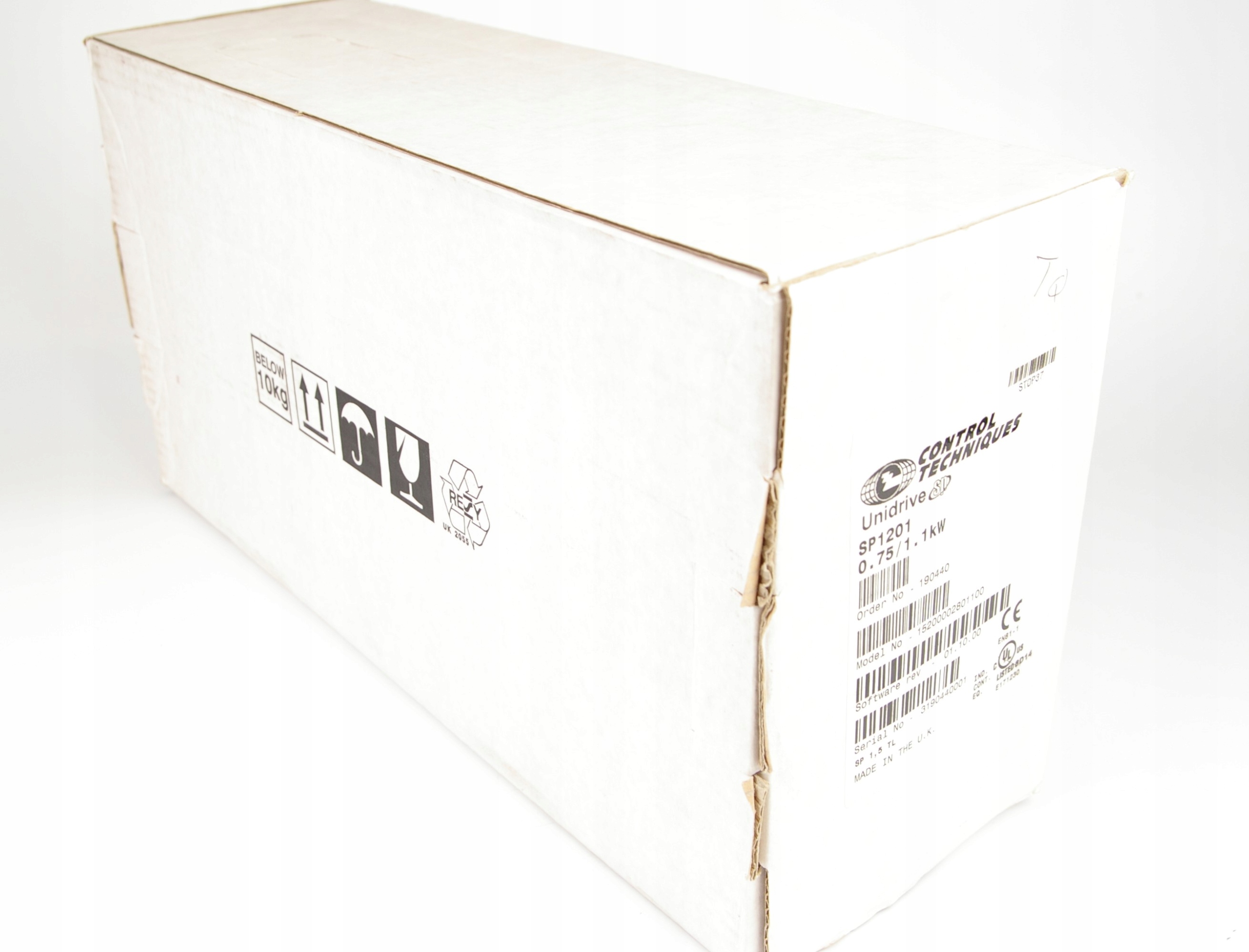 Unidrive Control Techniques SP1201 0.75/1.1kW 190440 Rev 01.10.00 STDP37 · ID 115255158 · Zdjęcie 1
