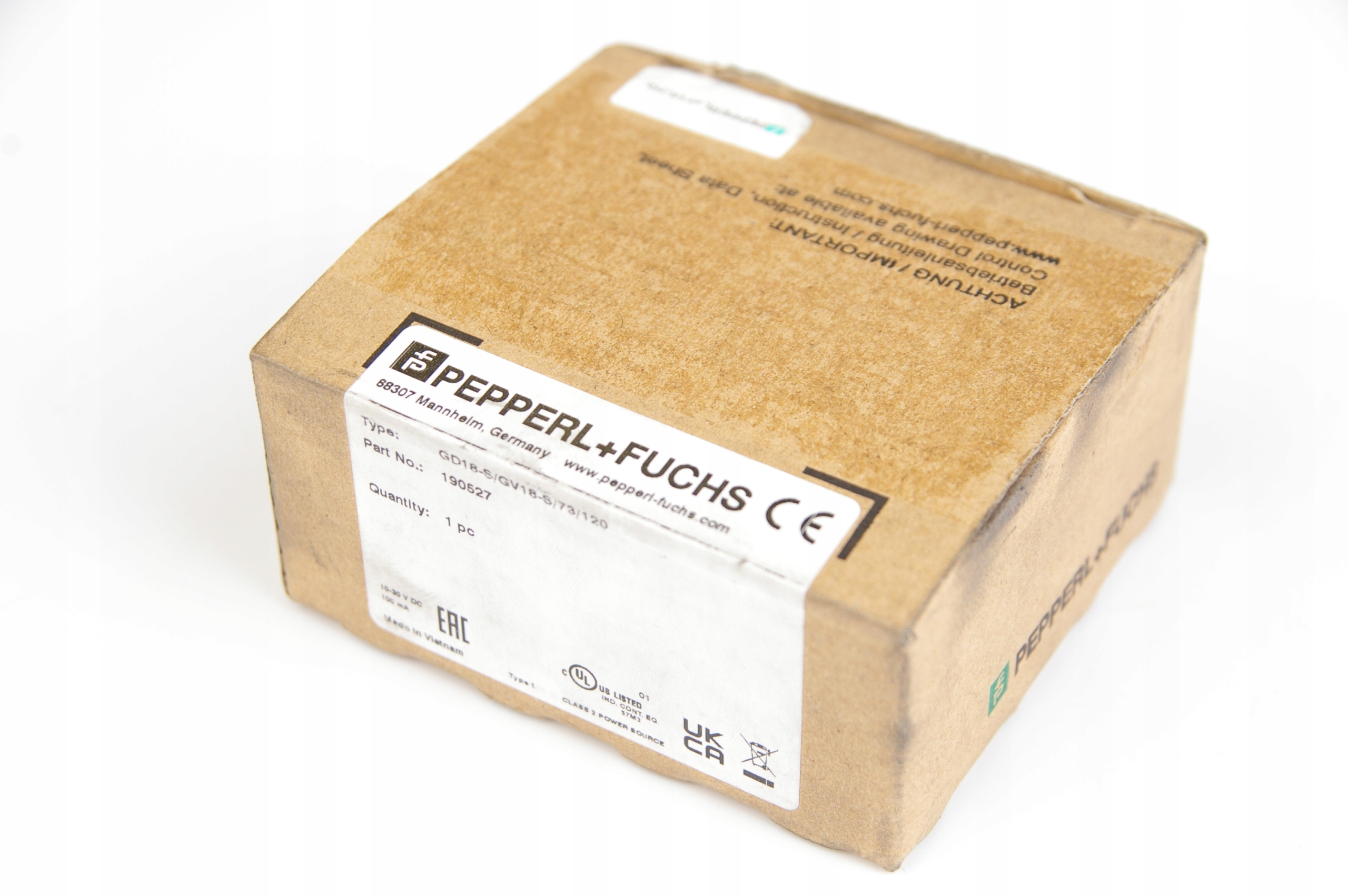 Pepperl + Fuchs GD18-S/GV18-S/73/120 190627 Through-beam sensors · ID 115255098 · Bild 1