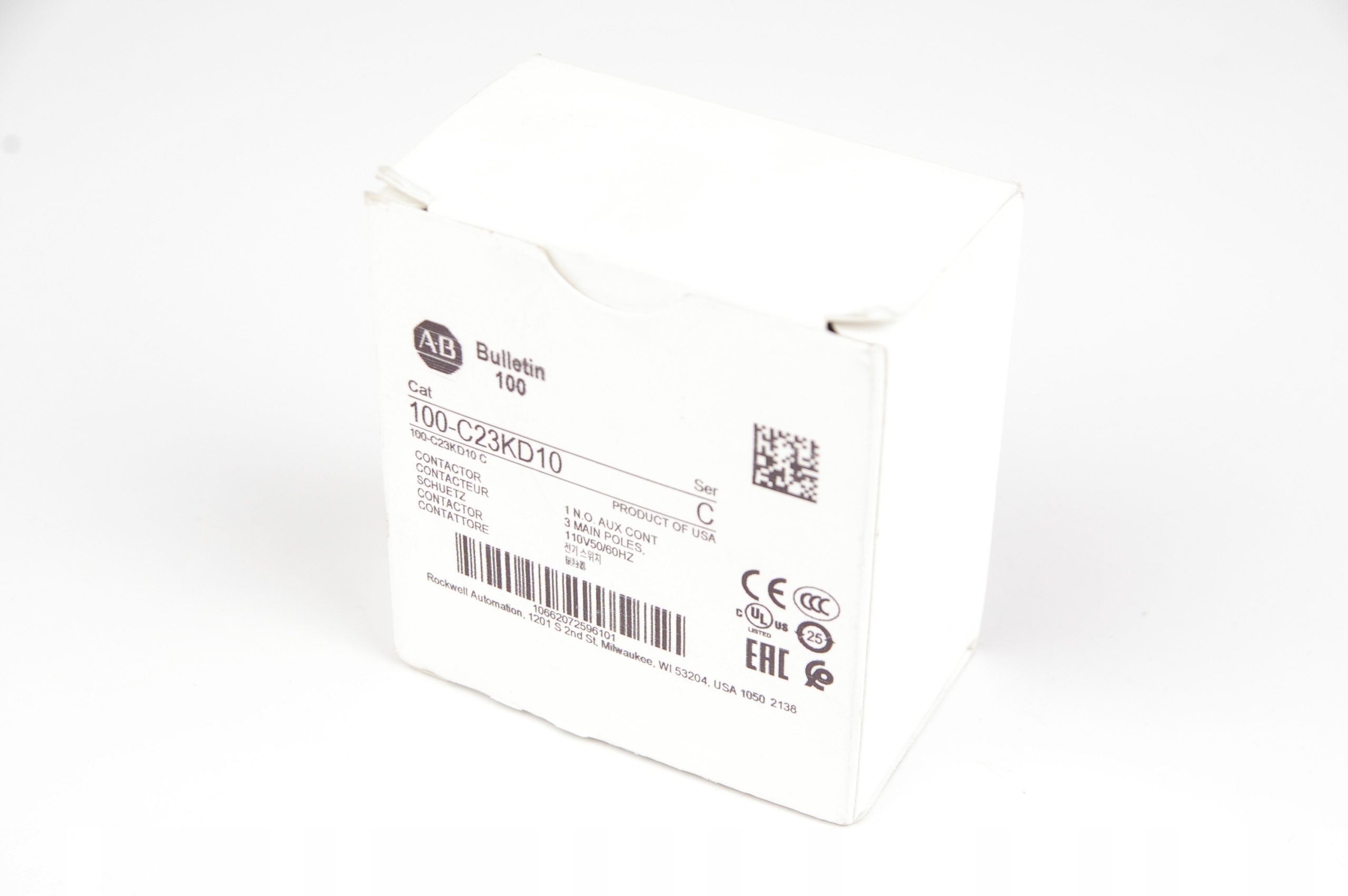 Allen Bradley 100-C23KD10 Contactor · ID 115254226 · Photo 1