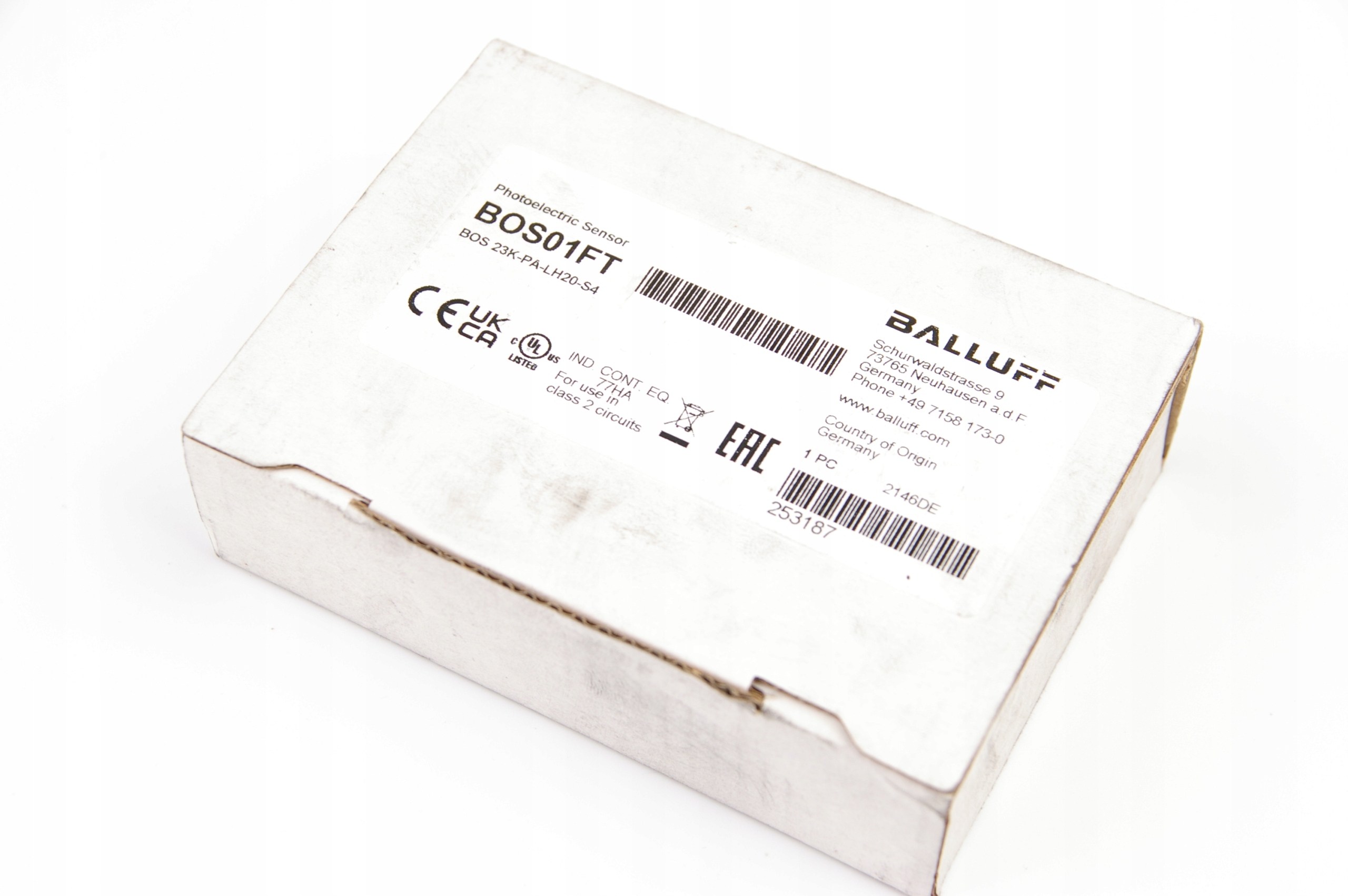 Czujnik Balluff BOS01FT BOS 23K-PA-LH20-S4 · ID 115257864 · Zdjęcie 1