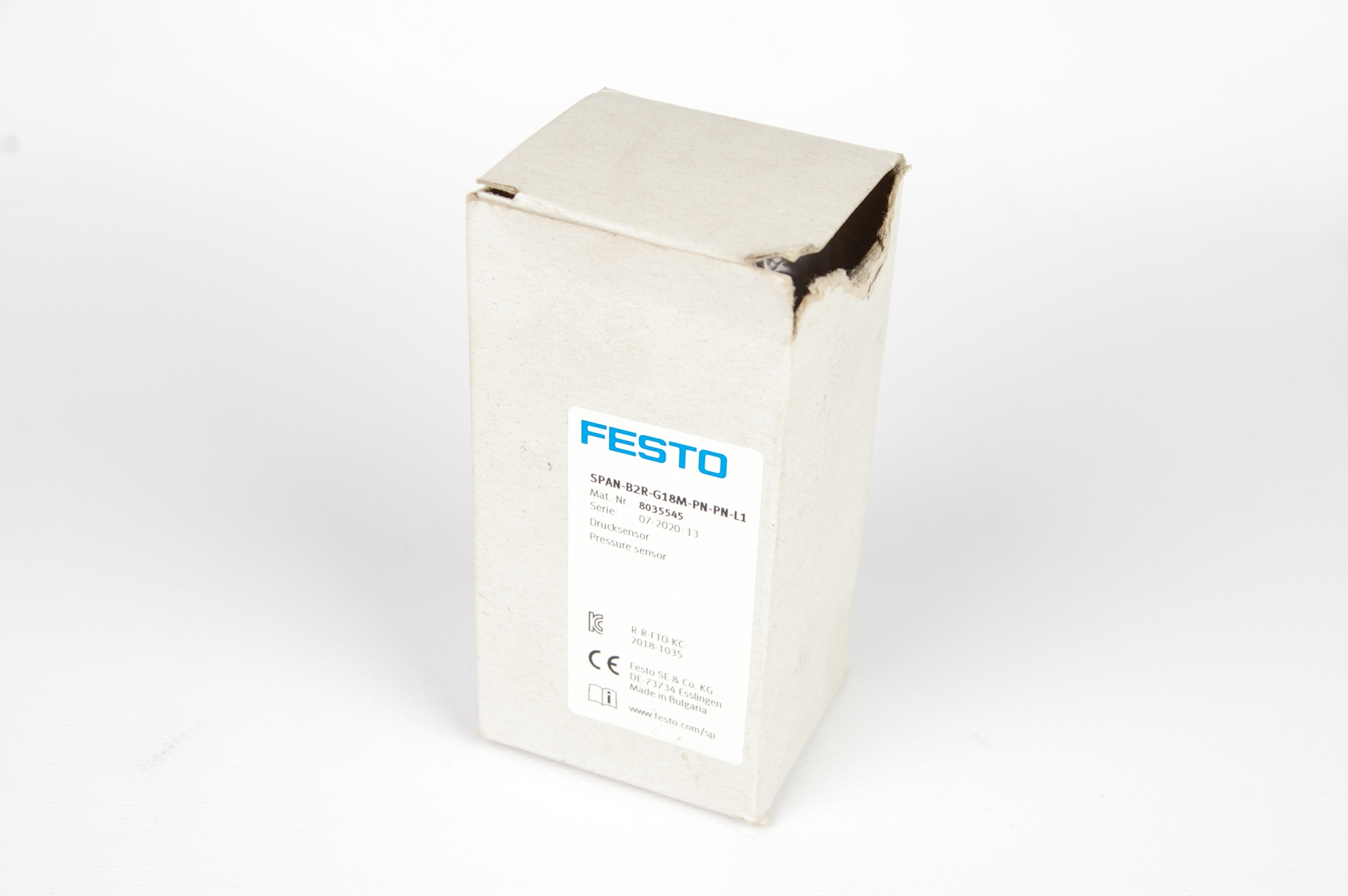 Festo SPAN-B2R-G18M-PN-PN-L1 8035545 Pressure sensor · ID 171934841 · Zdjęcie 1