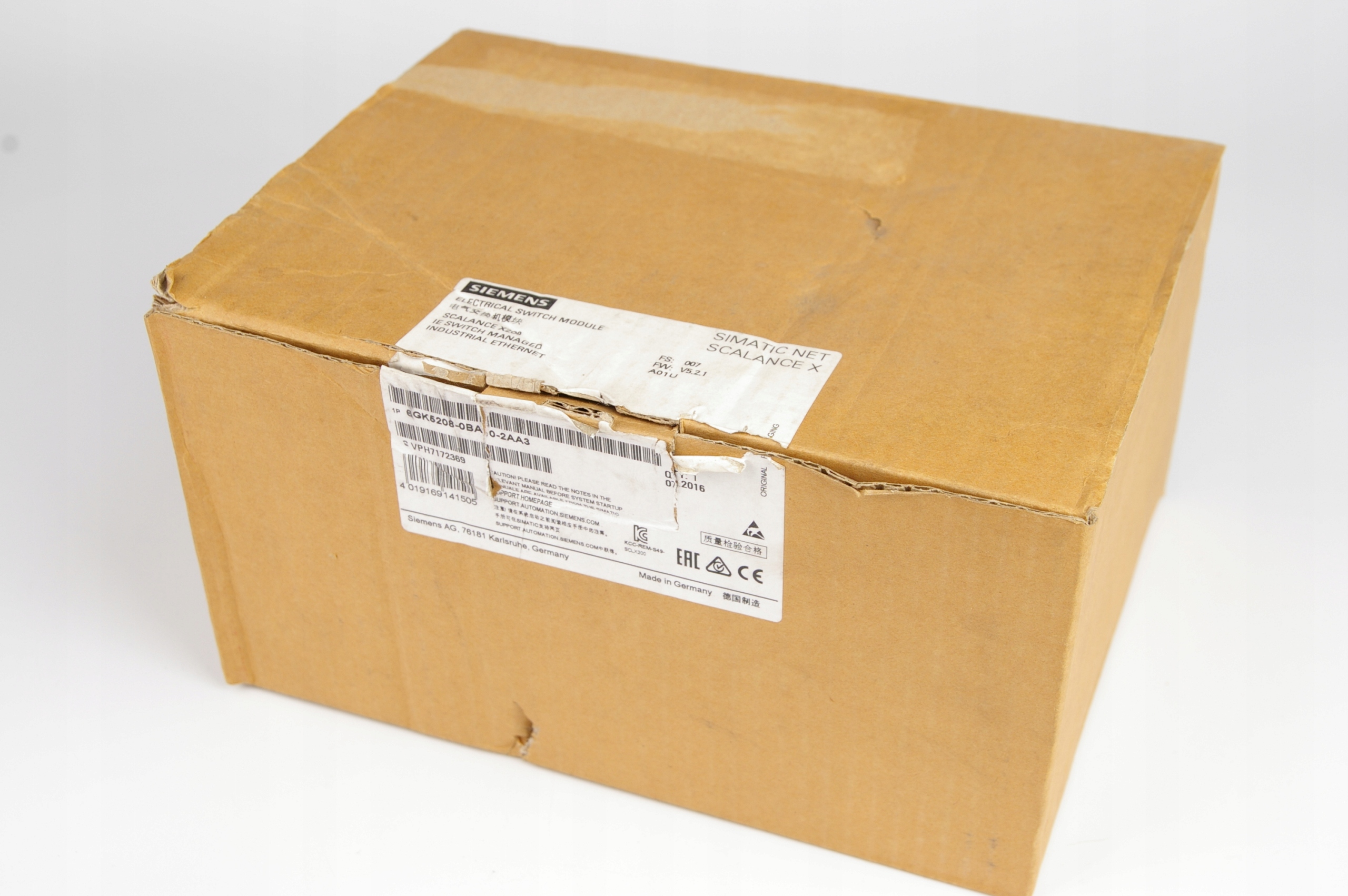 Siemens 6GK5208-0BA10-2AA3 SIMATIC NET SCALANCE X · ID 115250936 · Zdjęcie 1