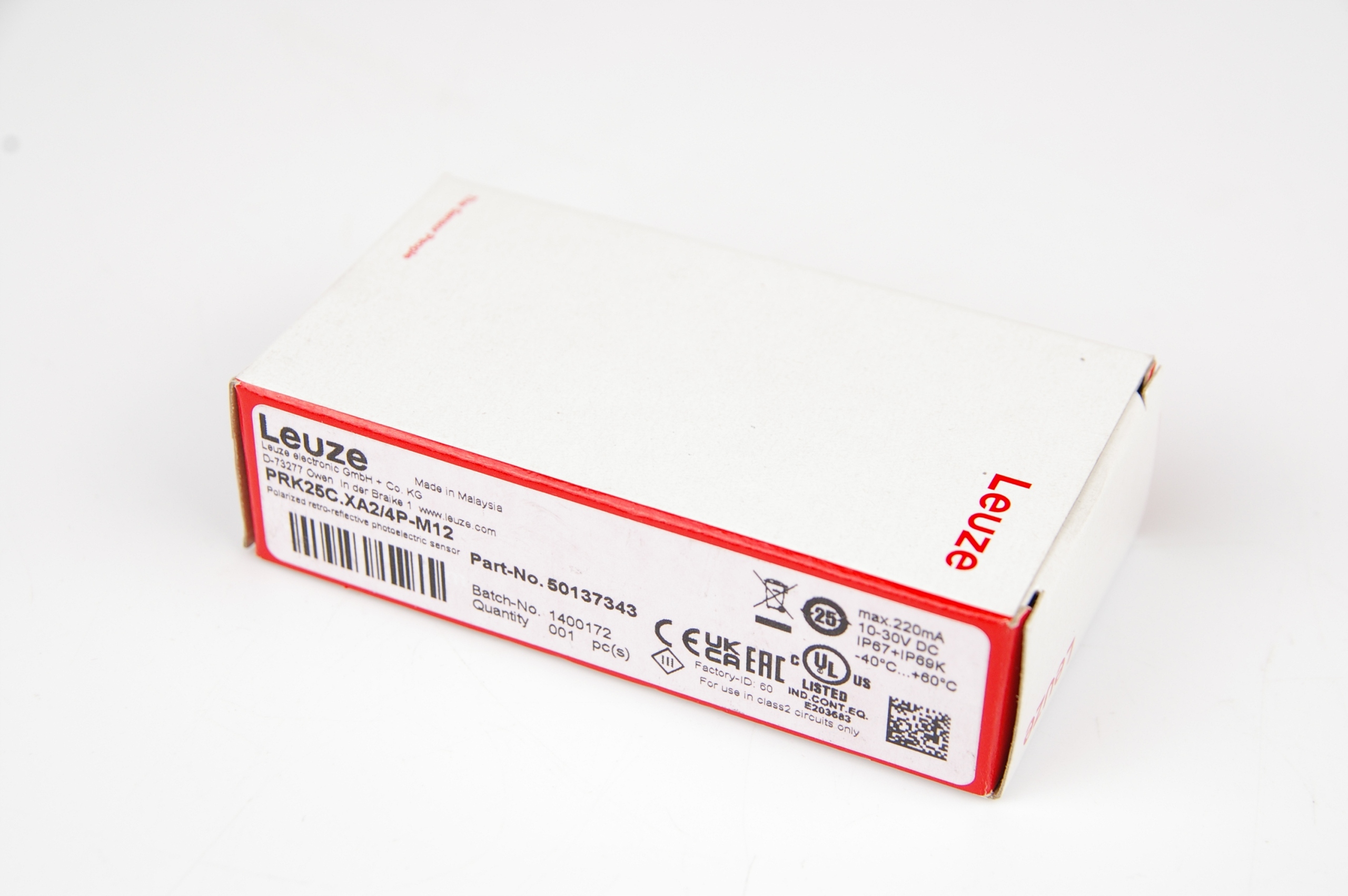 Leuze PRK25C.XA2/4P-M12 50137343 Sensor · ID 115255225 · Zdjęcie 1