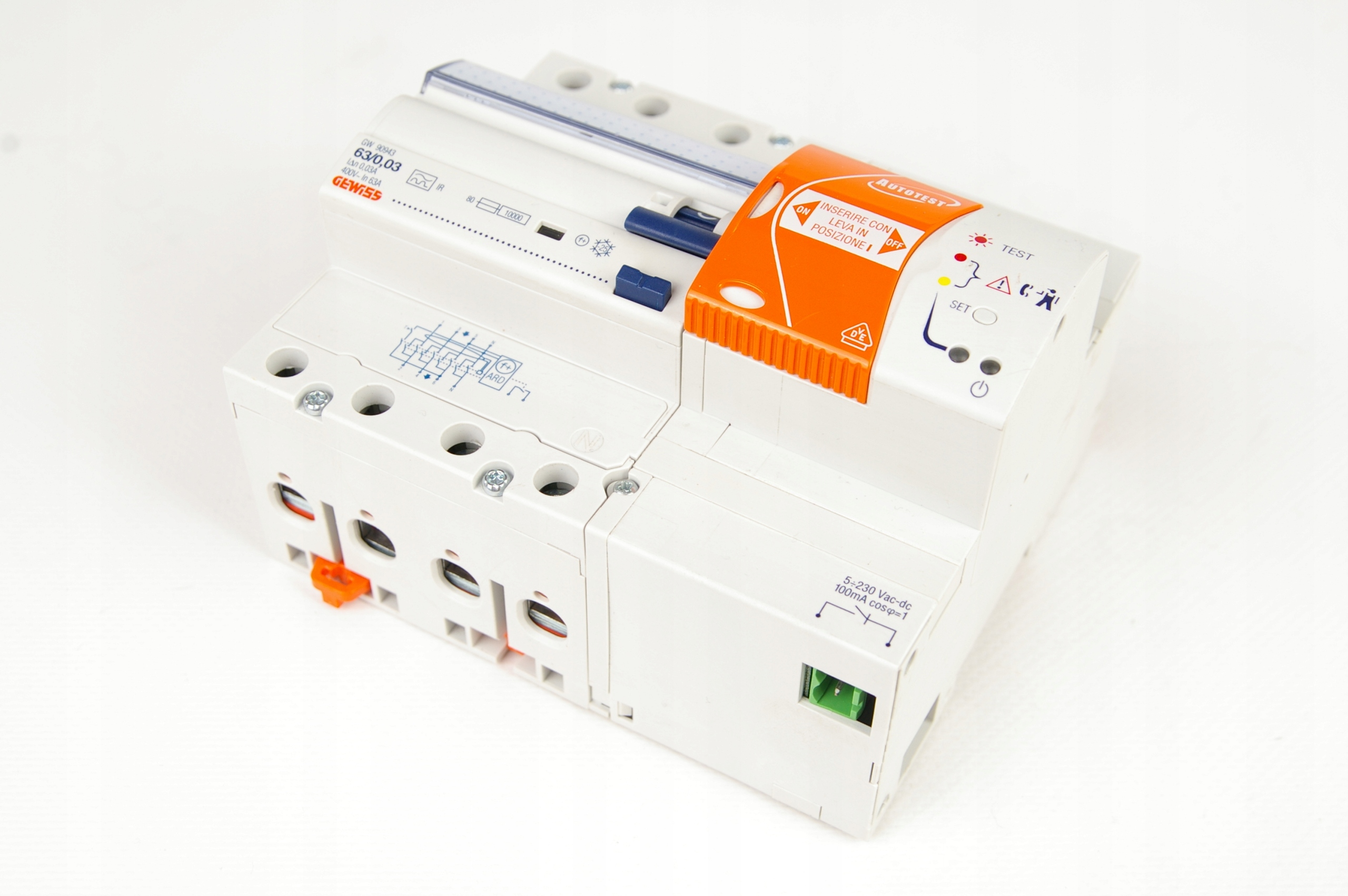 Gewiss GW 90943 63/0,03 GW90943 Residual Current Circuit Breaker · ID 239706387 · Zdjęcie 1