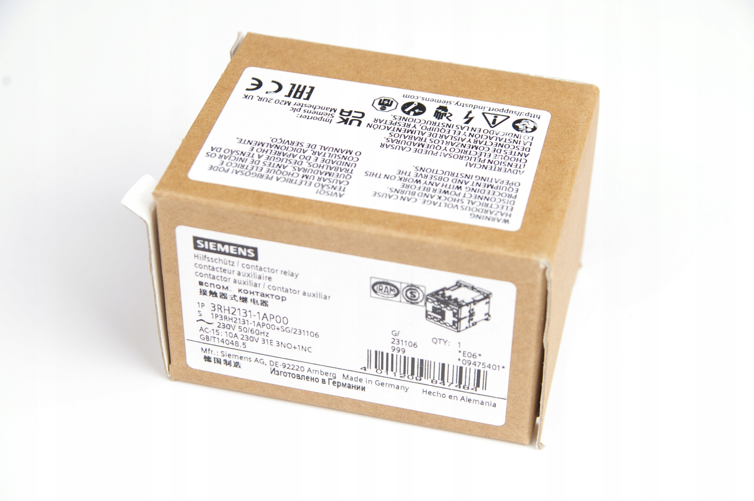 Siemens 3RH2131-1AP00 Contactor Relay · ID 115246613 · Bild 1
