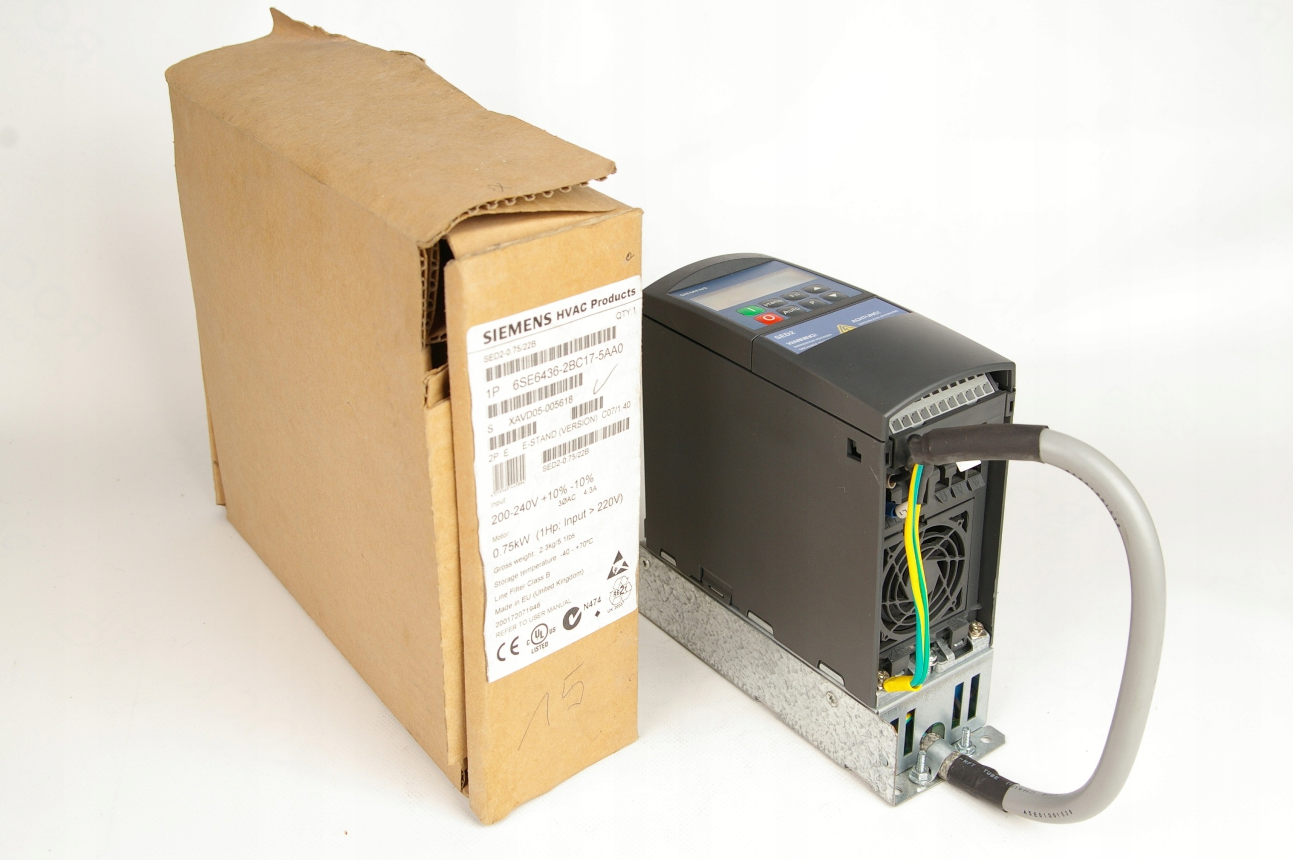 Siemens 6SE6436-2BC17-5AA0 HVAC Drive · ID 333364950 · Zdjęcie 1