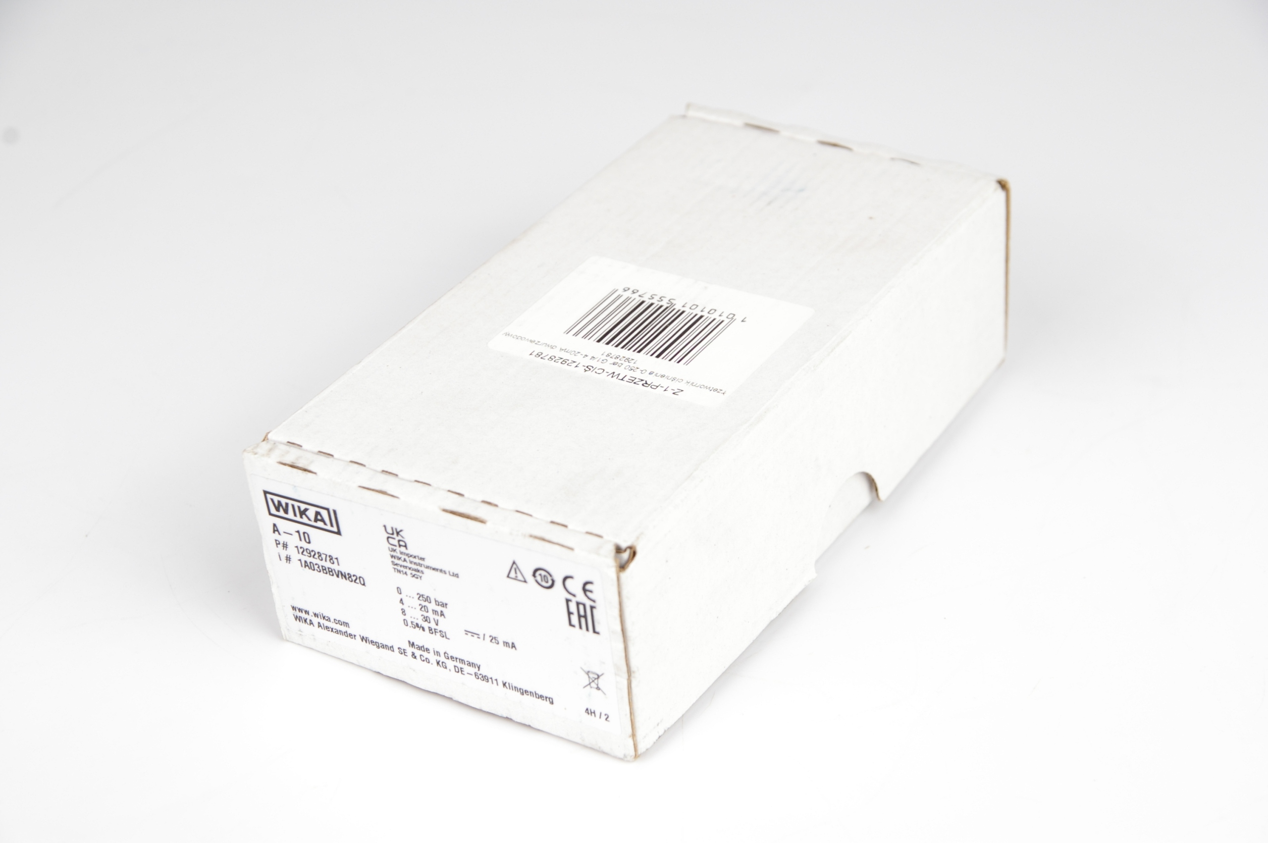 Wika A-10 12928781 Pressure Transmitter · ID 115252480 · Zdjęcie 1