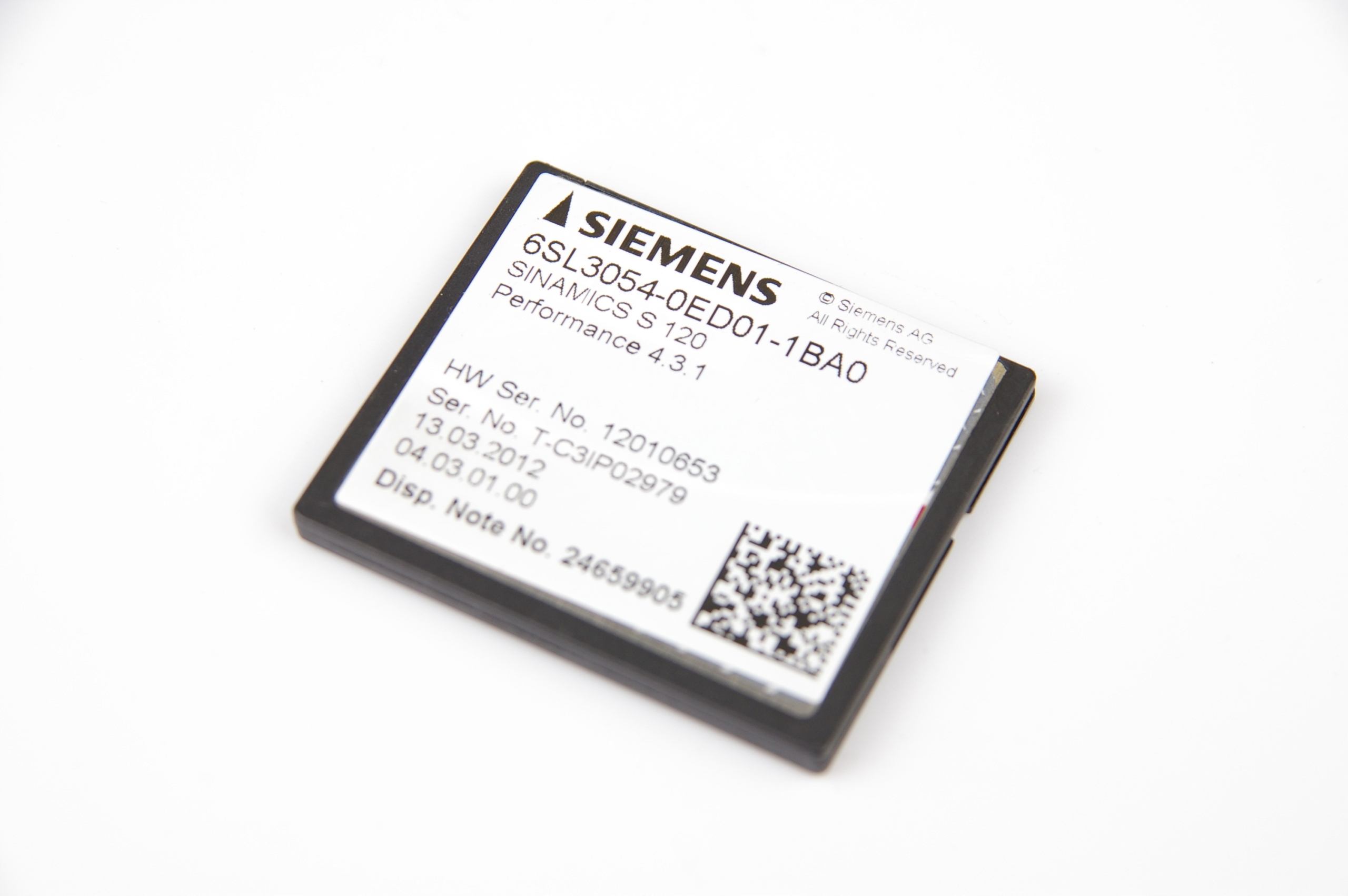 Karta pamięci Siemens 6SL3054-0ED01-1BA0 · ID 115262197 · Bild 1