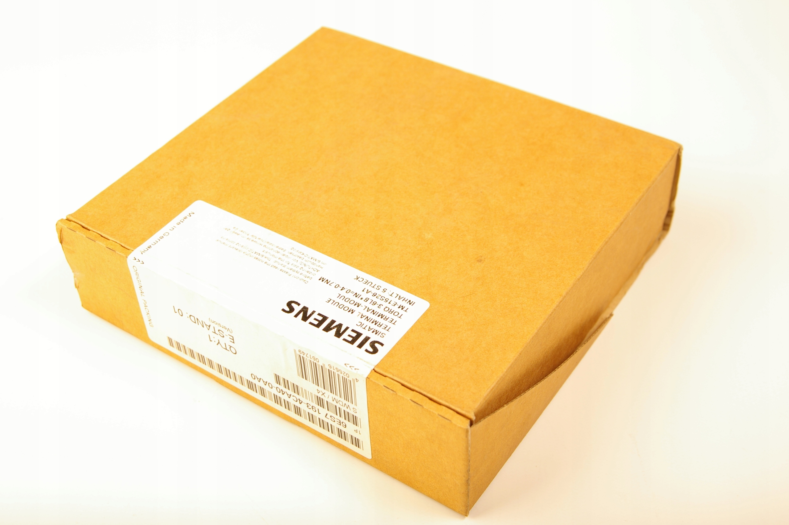 Siemens 6ES7193-4CA40-0AA0 6ES7 193-4CA40-0AA0 Terminal 5 sztuk · ID 115263516 · Zdjęcie 1
