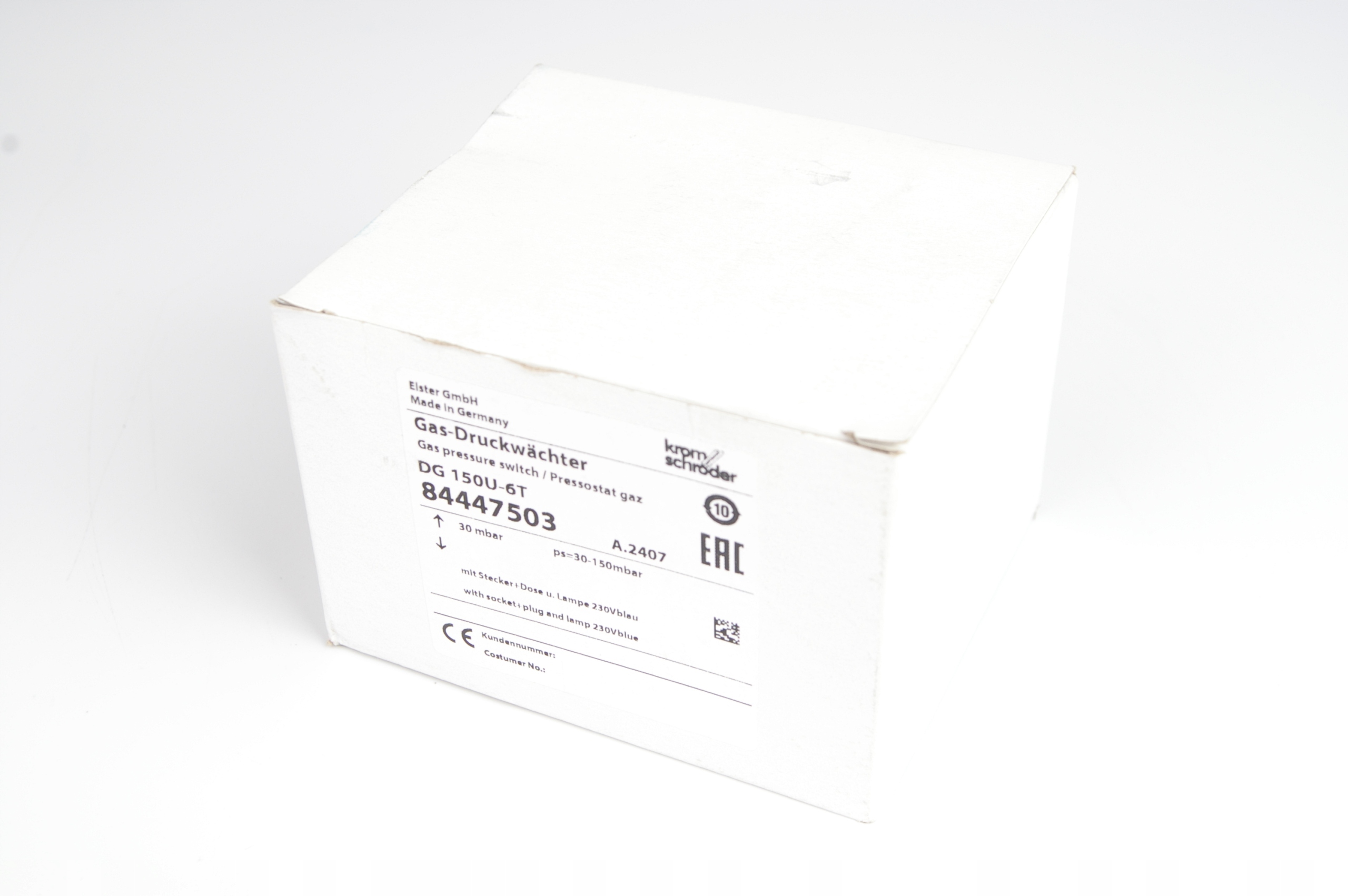 Kromschroder DG 150U-6T 84447503 Pressure Switch · ID 115247085 · Bild 1