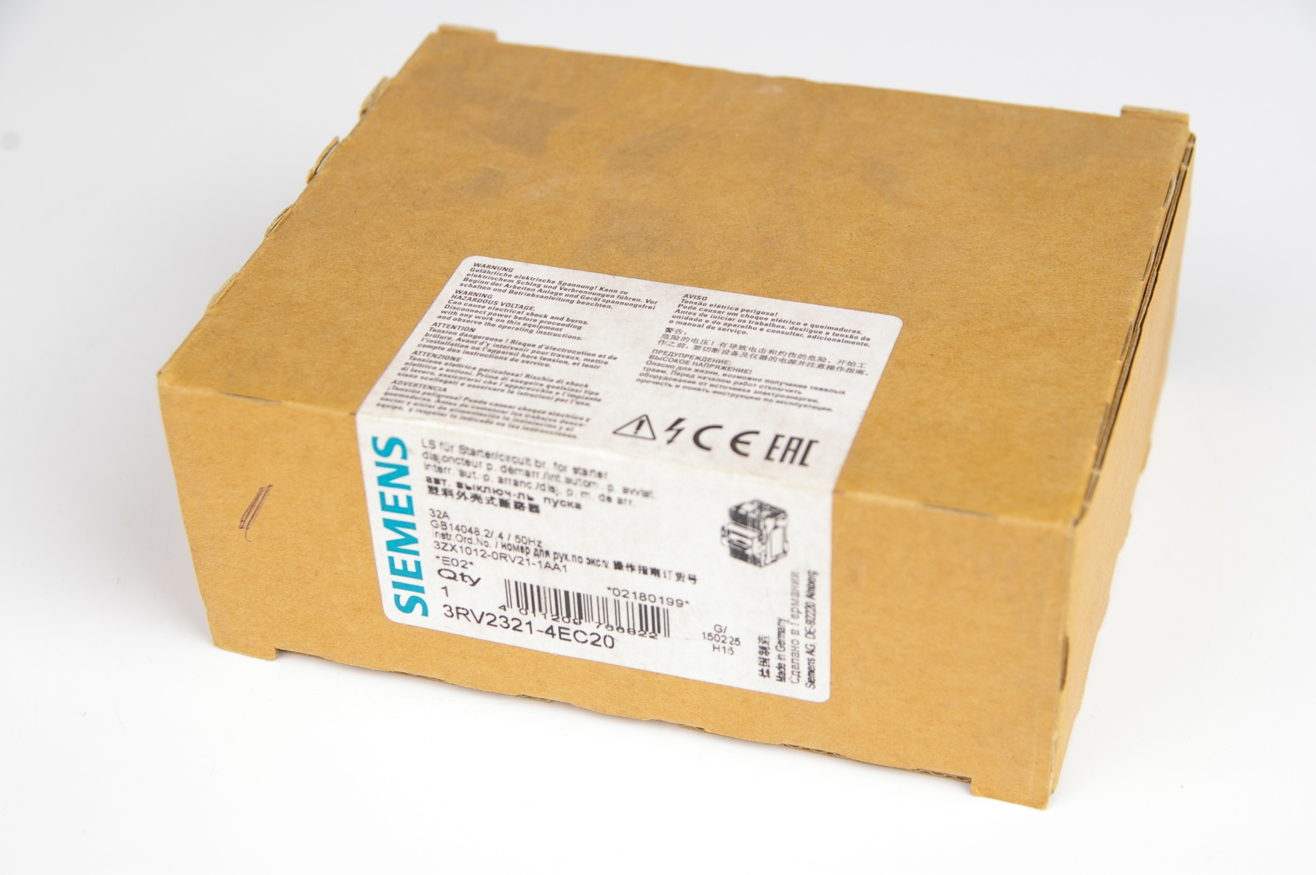 Siemens 3RV2321-4EC20 Circuit Breaker · ID 115251222 · Bild 1