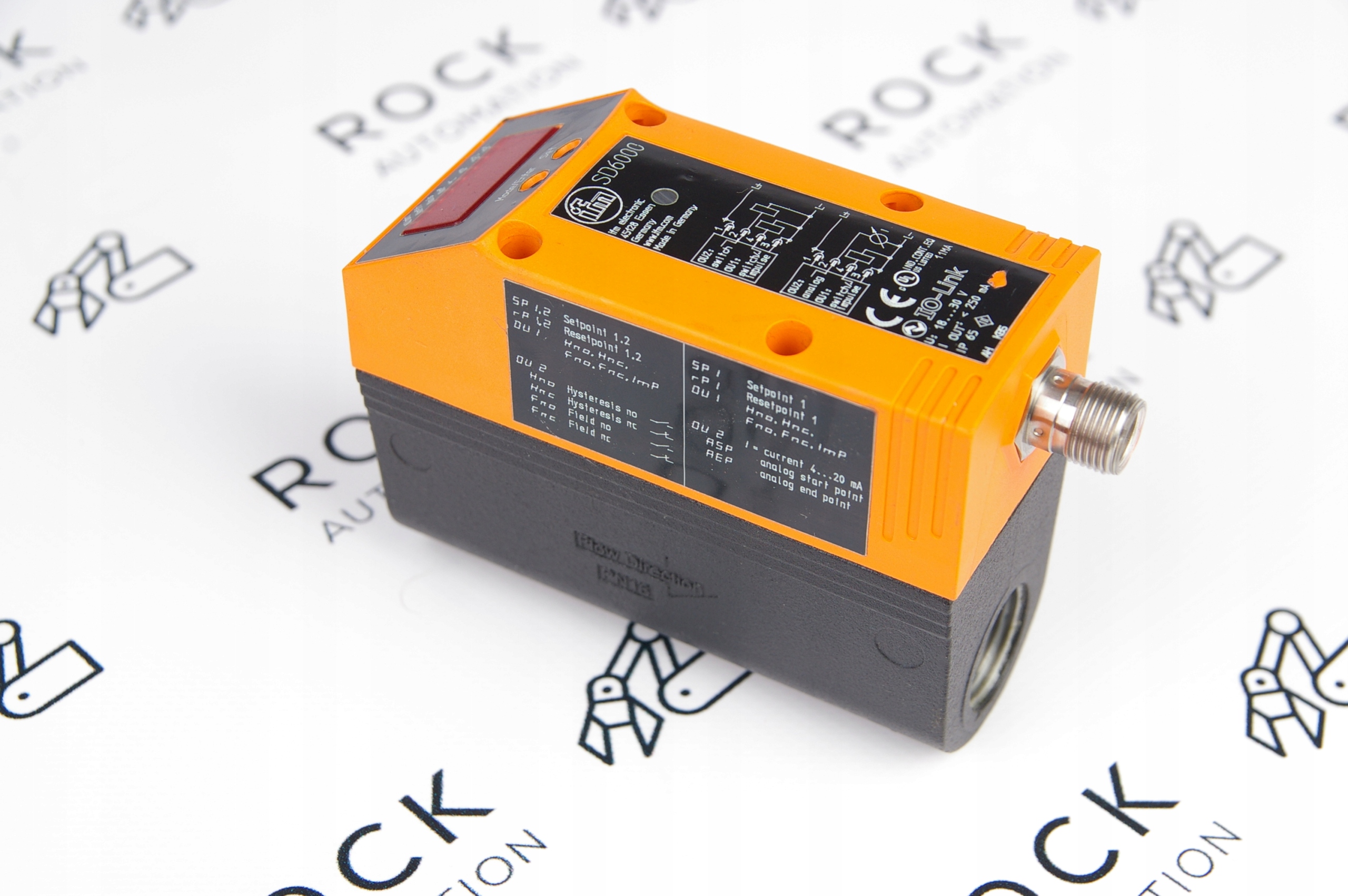 IFM SD6000 SDR12DGXFPKG/US-100 Flow Sensor (lekko uszkodzona obudowa) · ID 115244044 · Bild 1