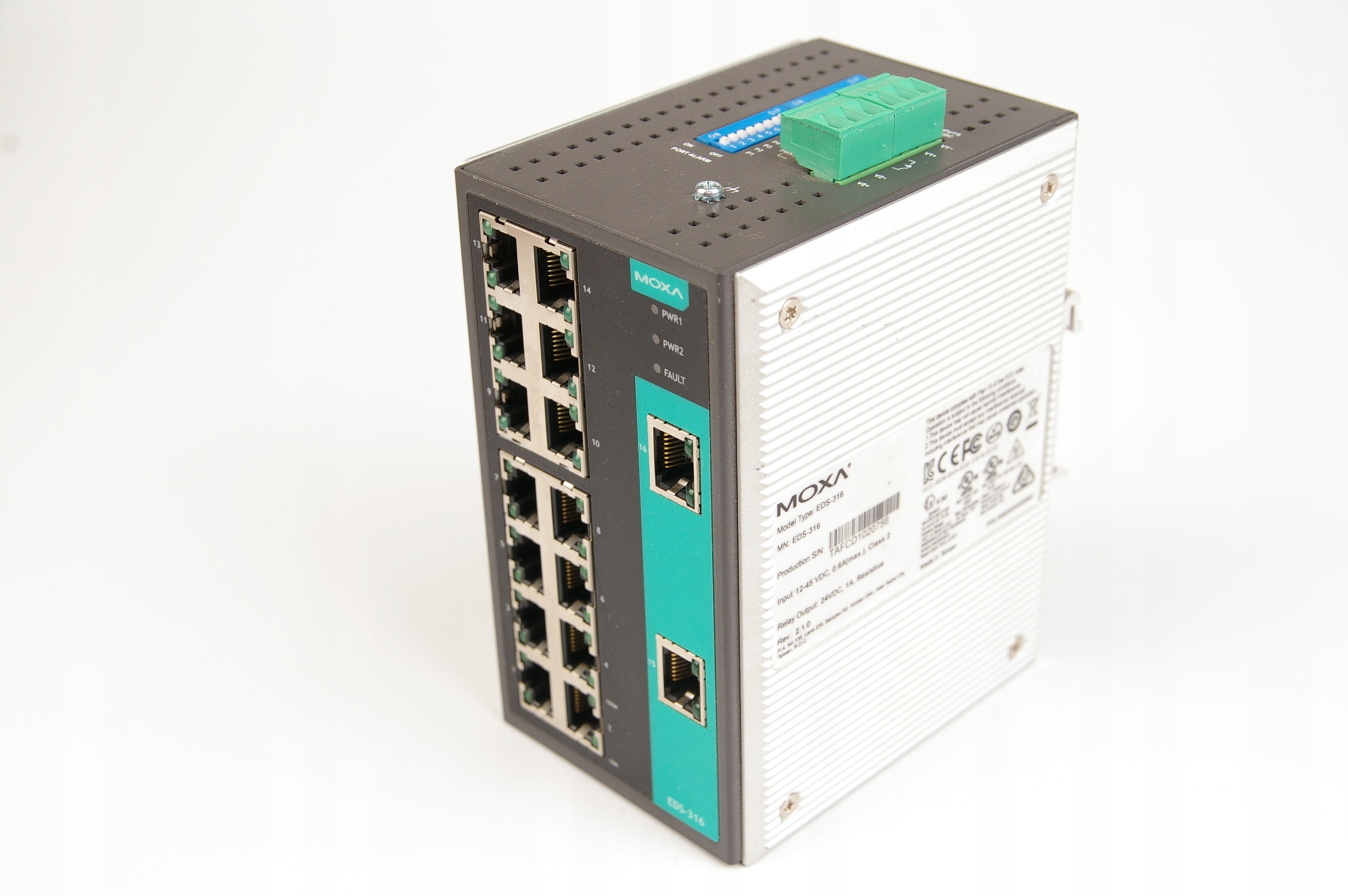MOXA EDS-316 Rev. 2.1.0 Ethernet Switch · ID 115253930 · Bild 1