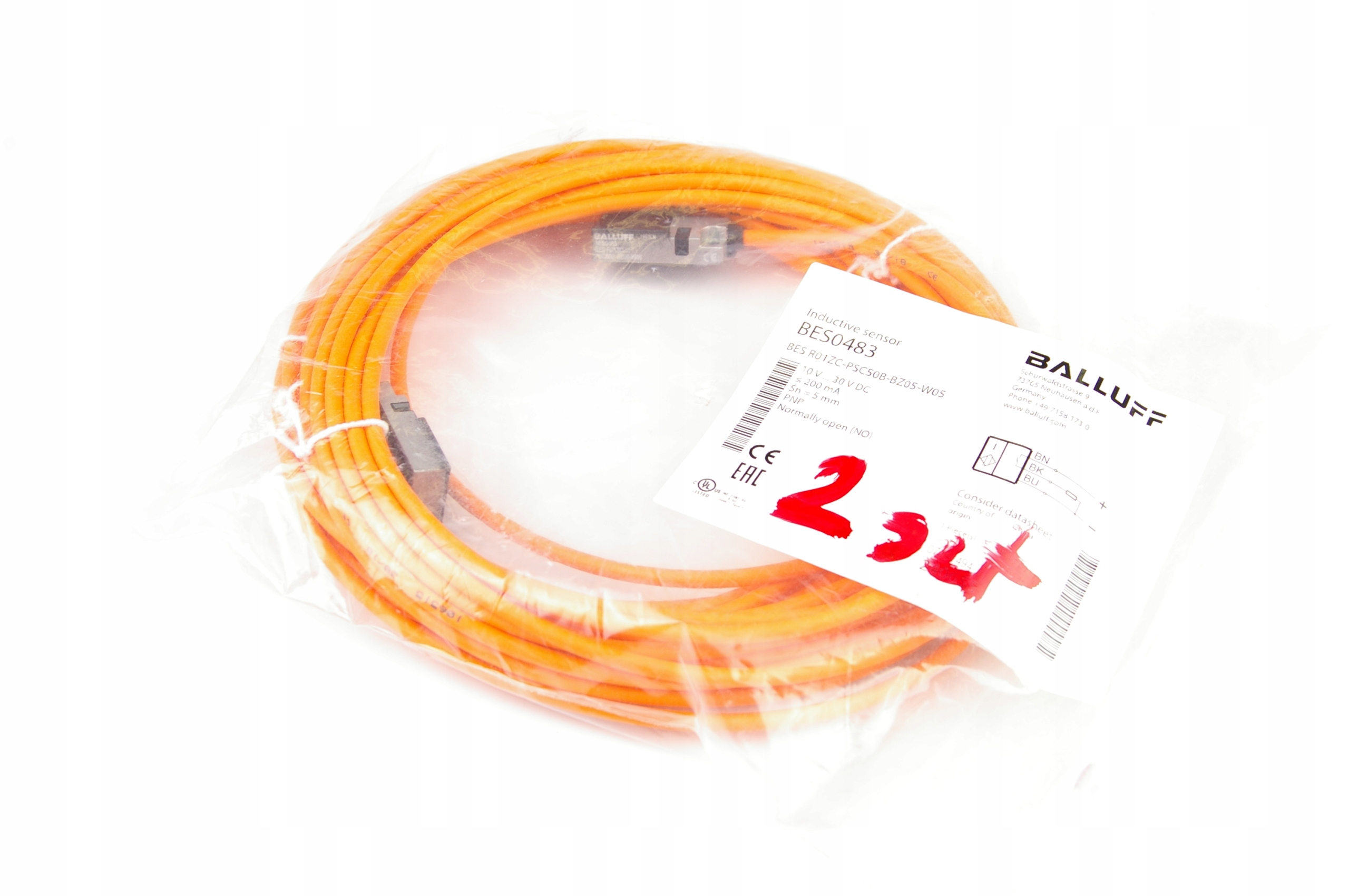 Czujnik Balluff BES0483 BES R01ZC-PSC50B-BZ05-W05 · ID 115257491 · Bild 1