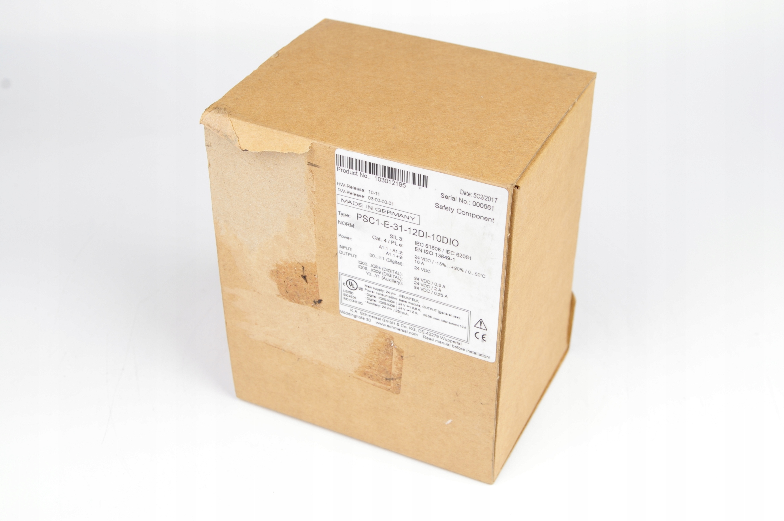 Schmersal PSC1-E31-12DI-10DIO 103012195 Safety Controller · ID 115247112 · Zdjęcie 1