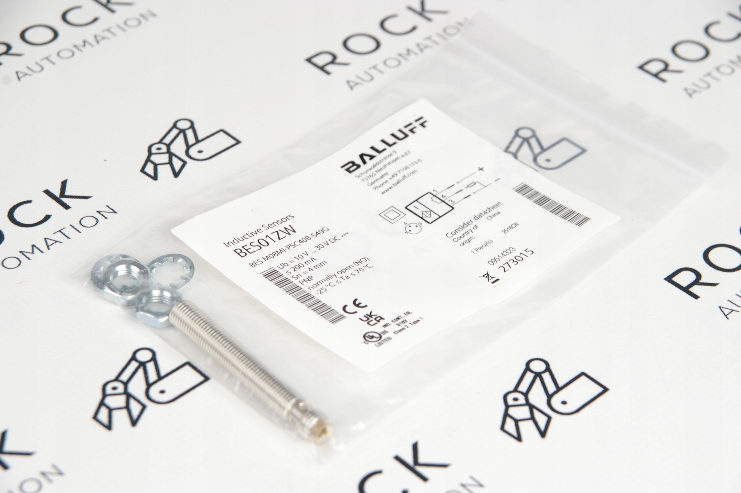Balluff BES01ZW BES M08MI-PSC40B-S49G Sensor · ID 144675406 · Zdjęcie 1