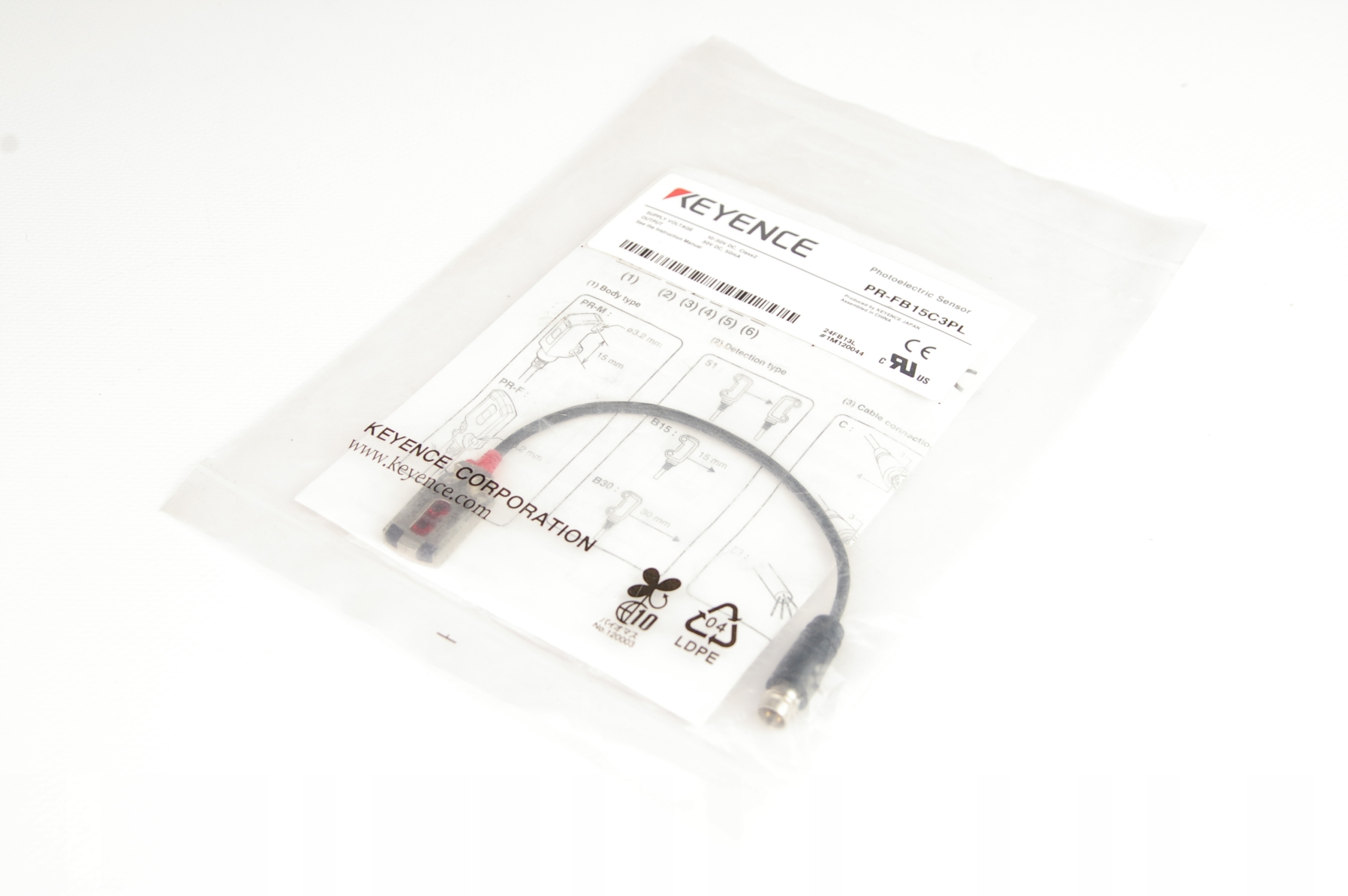 Keyence PR-FB15C3PL Flat Reflective Sensor · ID 177039608 · Zdjęcie 1