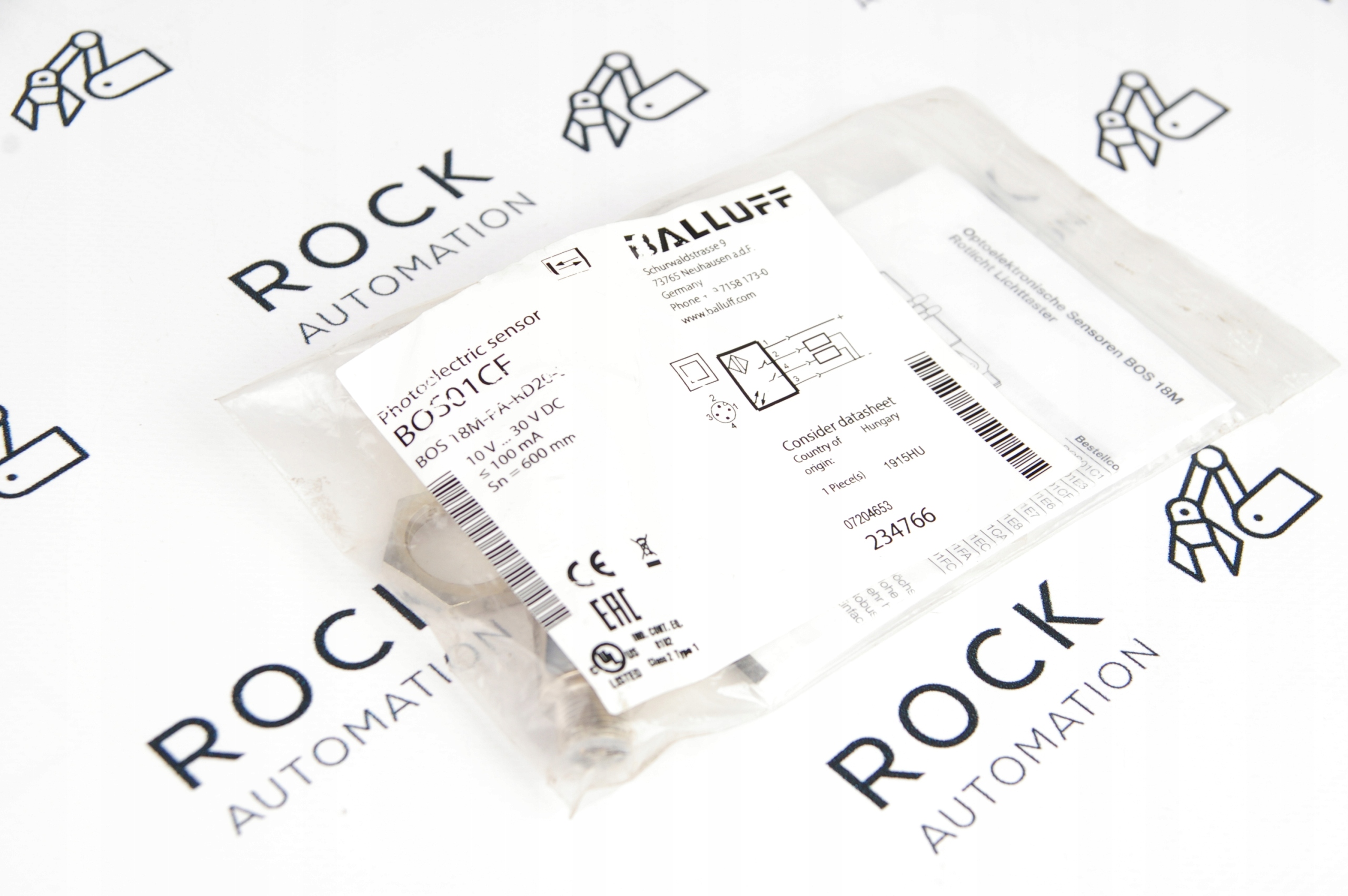 Balluff BOS01CF BOS 18M-PA-RD20-S4 Sensor · ID 126466039 · Zdjęcie 1