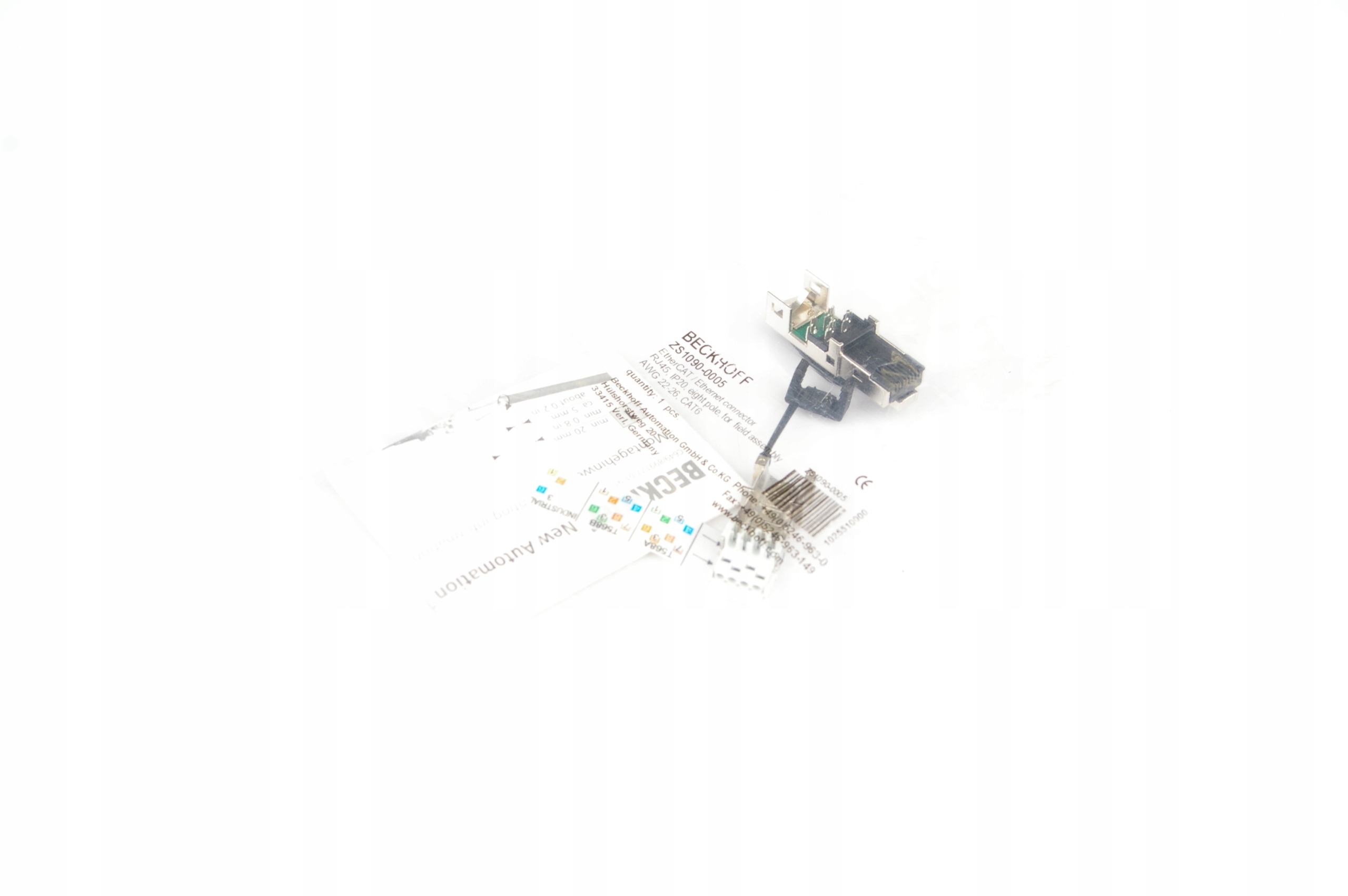 Beckhoff ZS1090-0005 RJ45 Plug · ID 115255208 · Photo 1