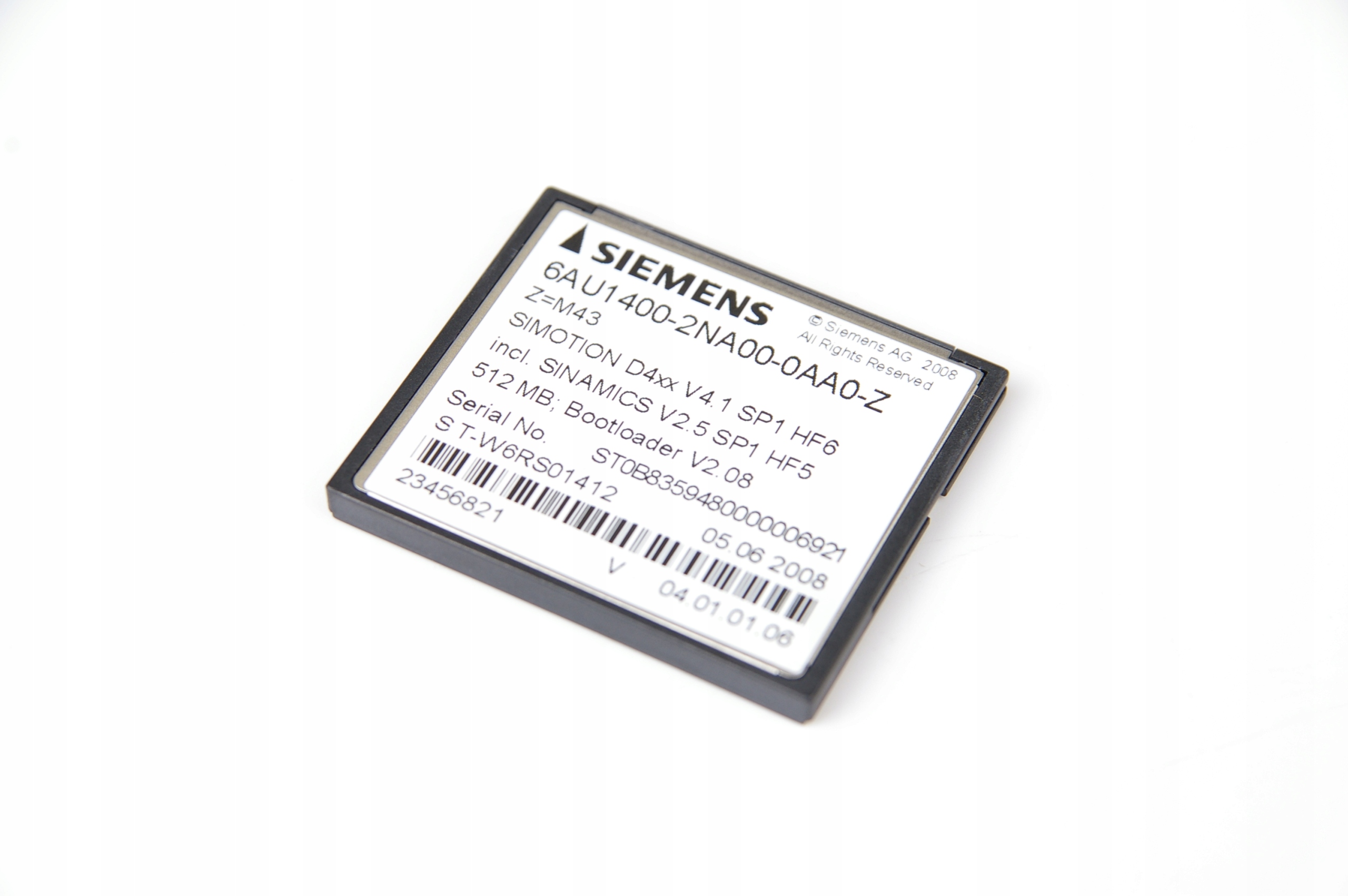 Siemens 6AU1400-2NA00-0AA0-Z Memory Card · ID 115255480 · Photo 1