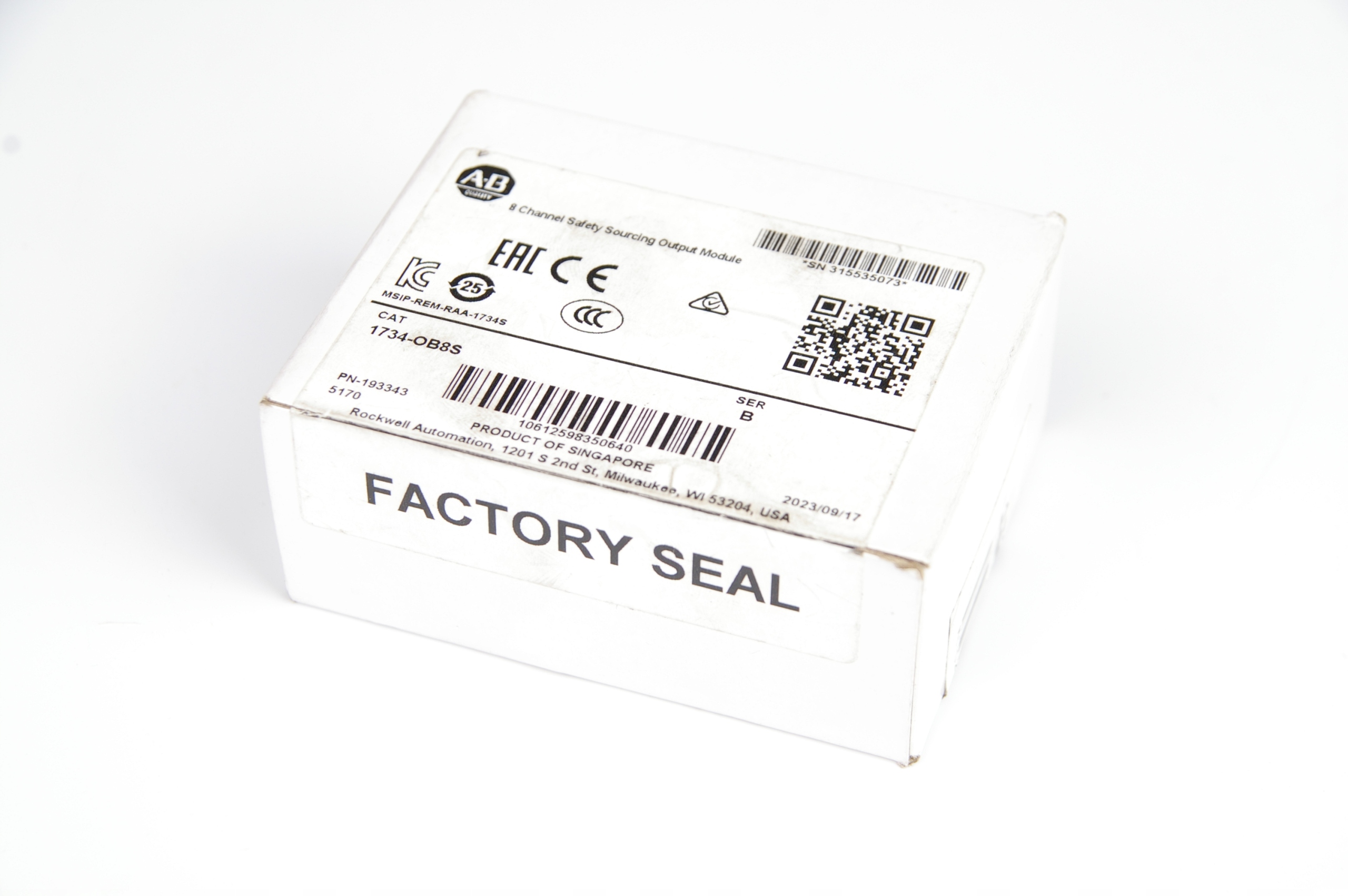 Allen Bradley 1734-OB8S 1734OB8S SER B Point I/O 8 Safety Module · ID 115251942 · Bild 1
