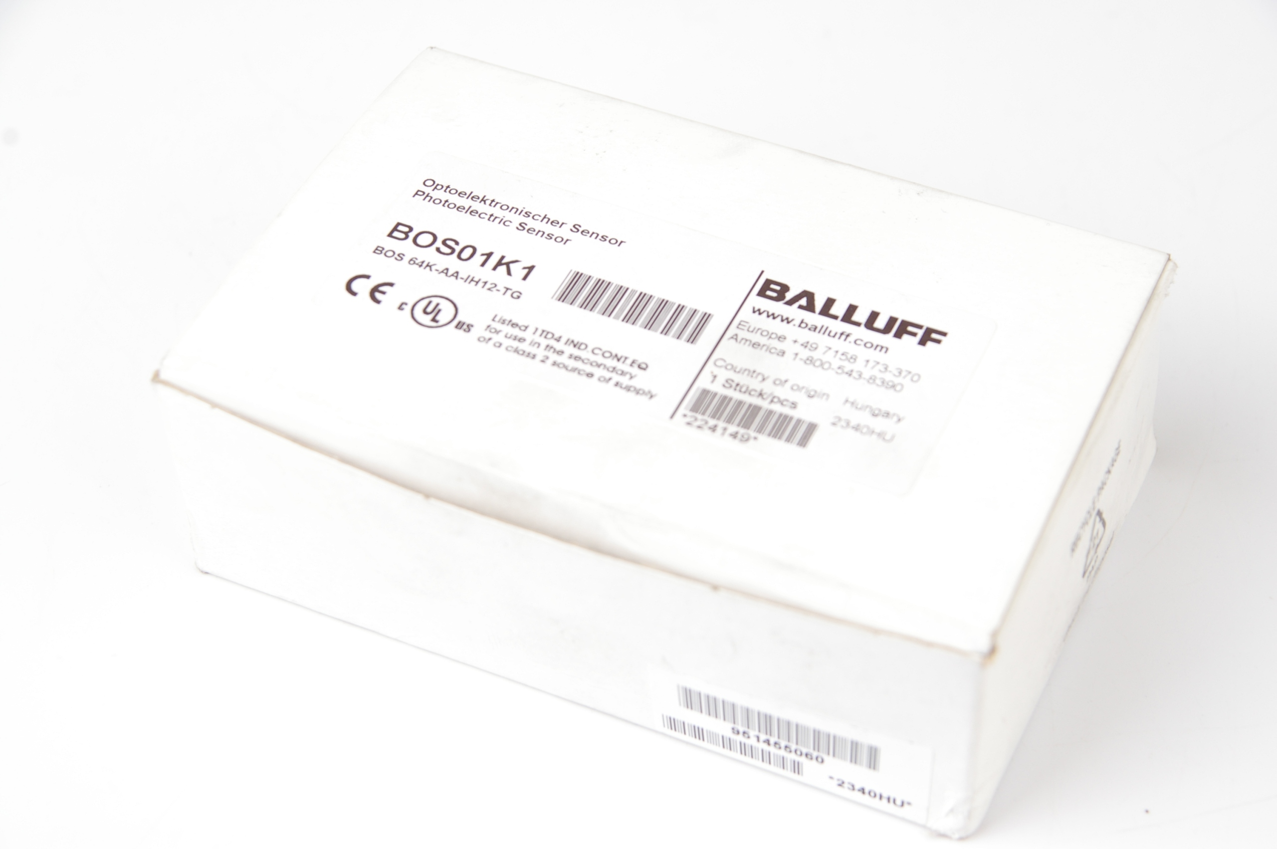 Balluff BOS01K1 BOS 64K-AA-IH12-TG Sensor · ID 115255172 · Zdjęcie 1