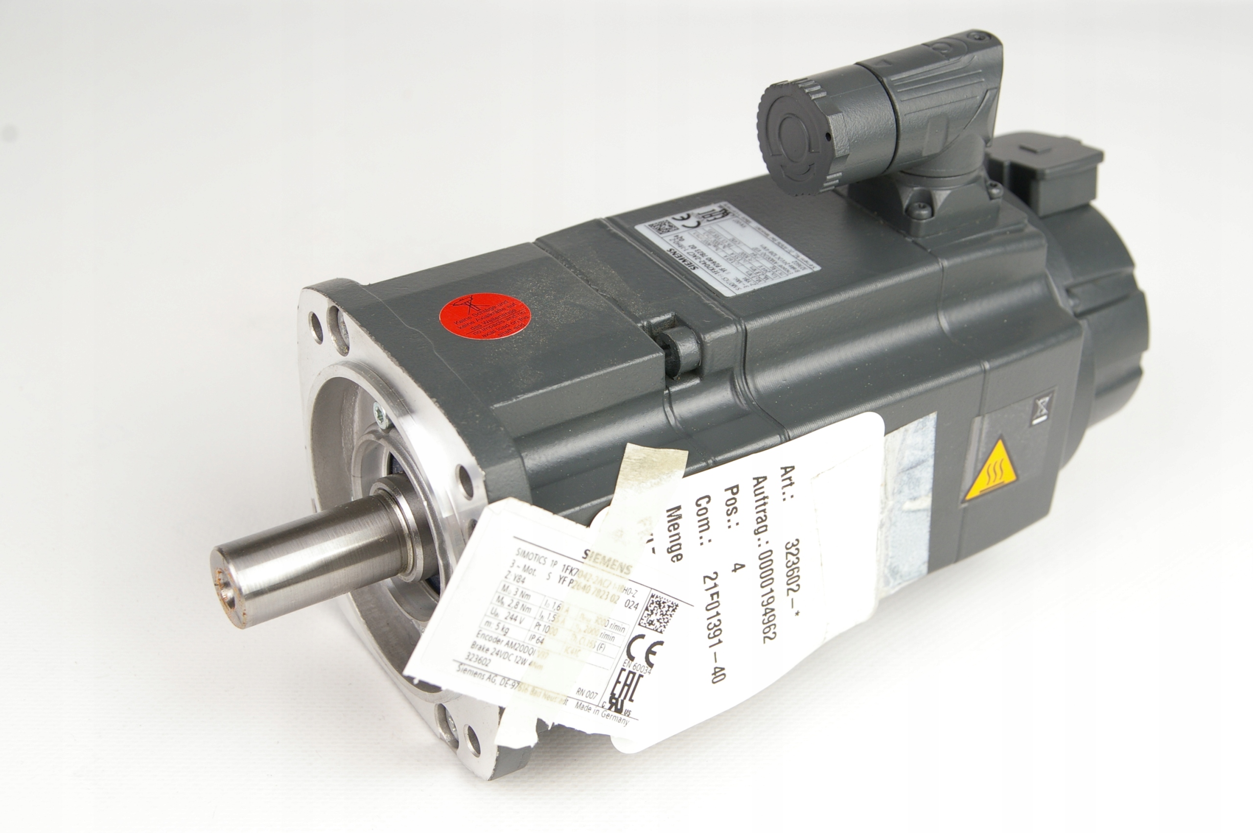 Siemens 1FK7042-2AC7 Servo Motor · ID 193686293 · Photo 1