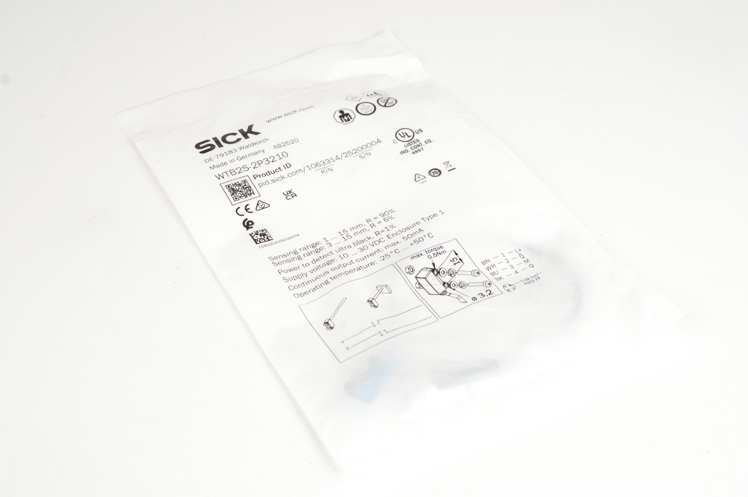 Sick WTB2S-2P3210 1063314 Photoelectric sensor · ID 184516533 · Zdjęcie 1