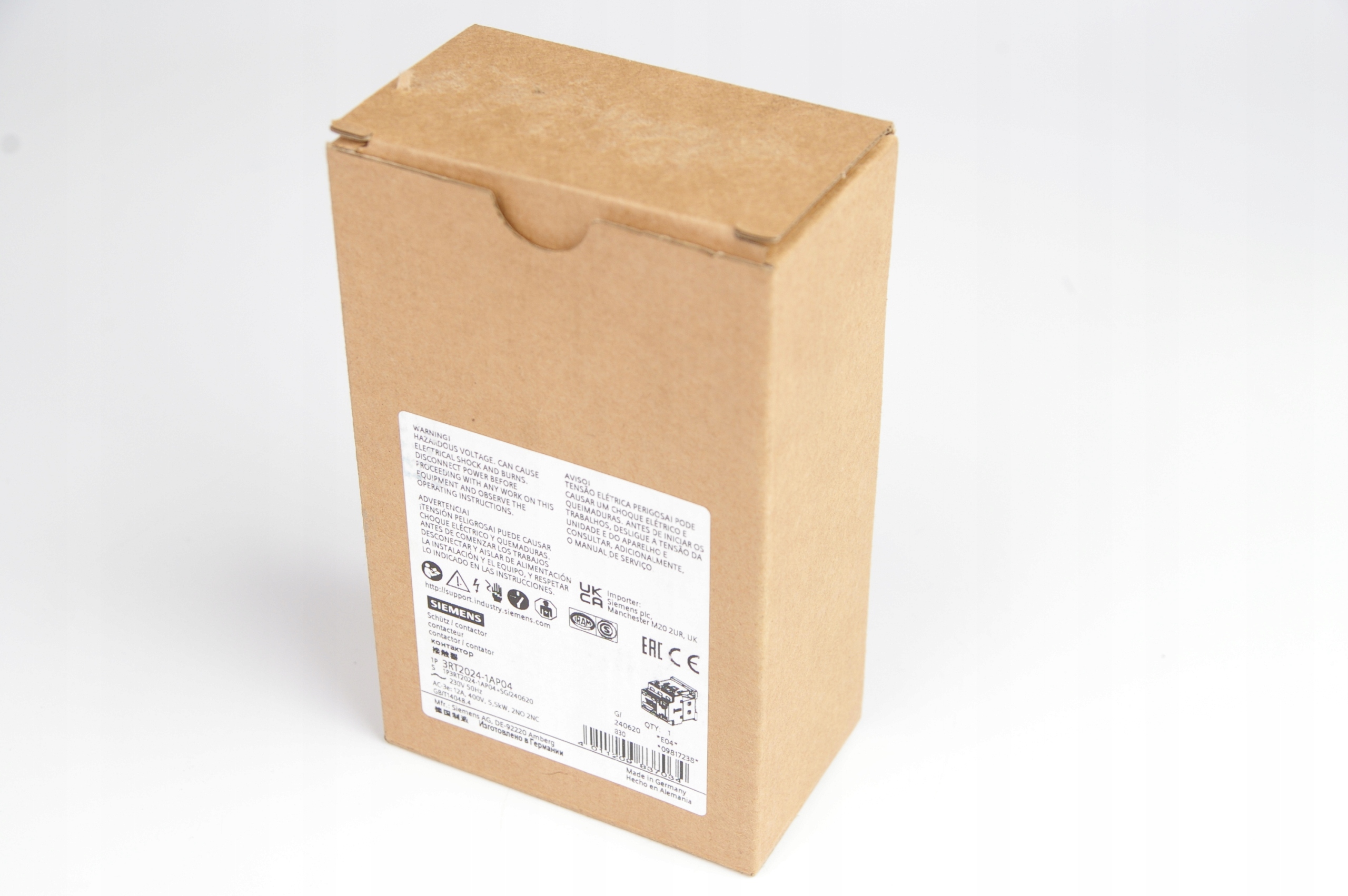 Siemens 3RT2024-1AP04 Contactor · ID 115249051 · Zdjęcie 1