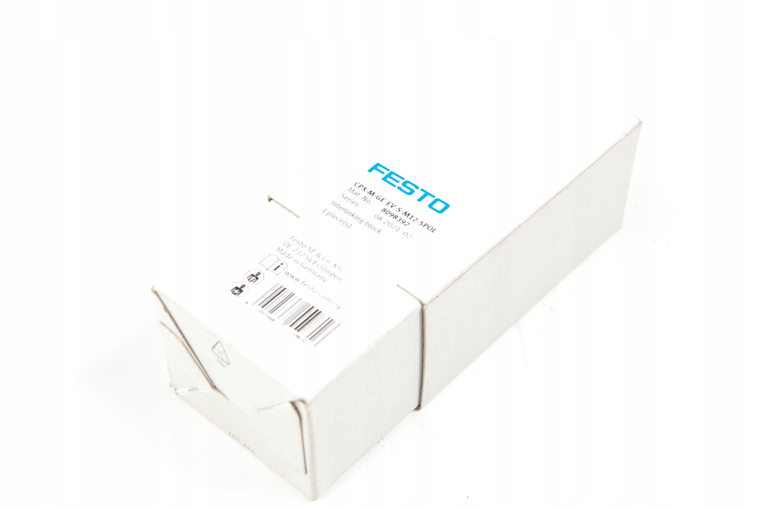 Blok łączący Festo CPX-M-GE-EV-S-M12-5POL 8098392 · ID 115259621 · Zdjęcie 1