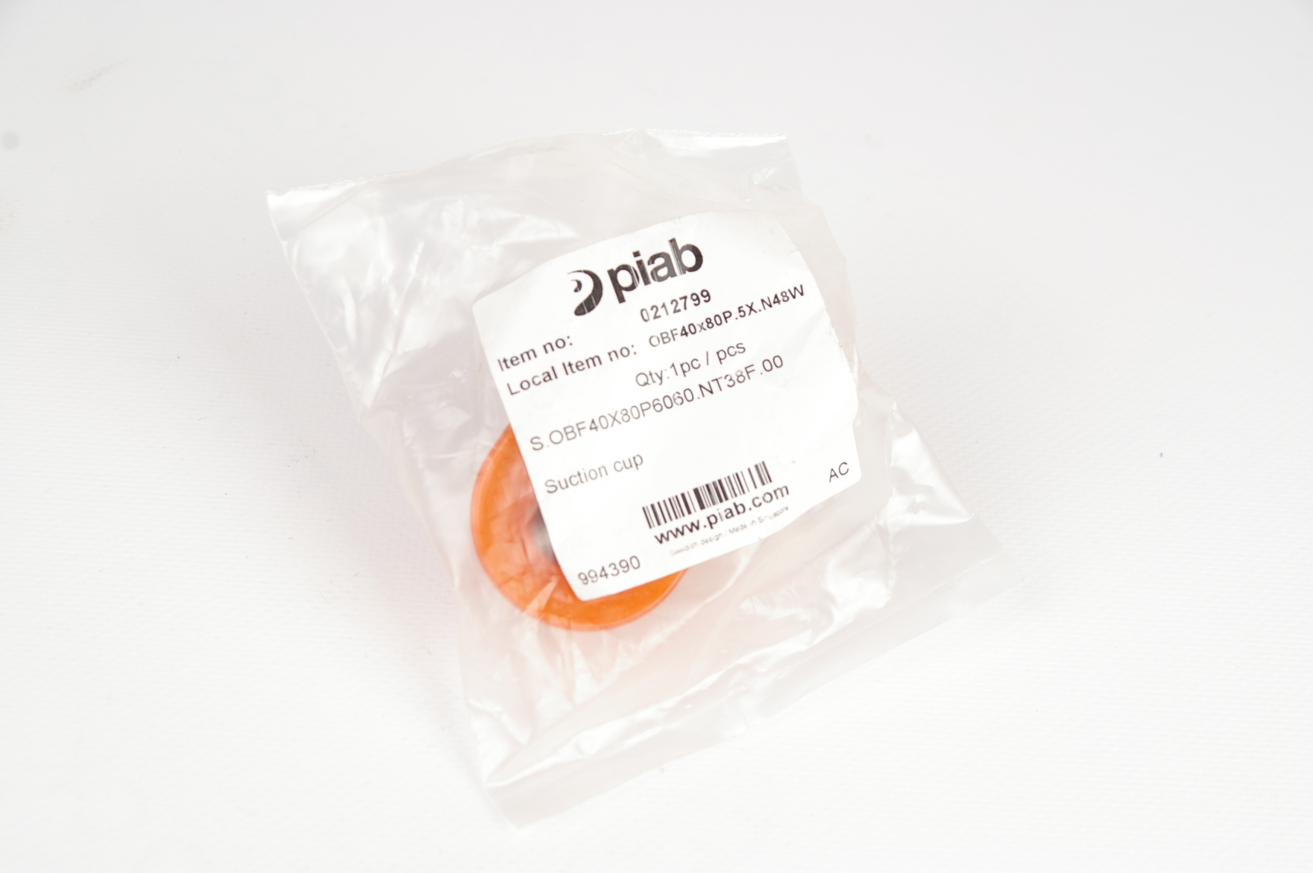 Piab 0212799 OBF40X80P Vacuum suction cup · ID 171934720 · Bild 1
