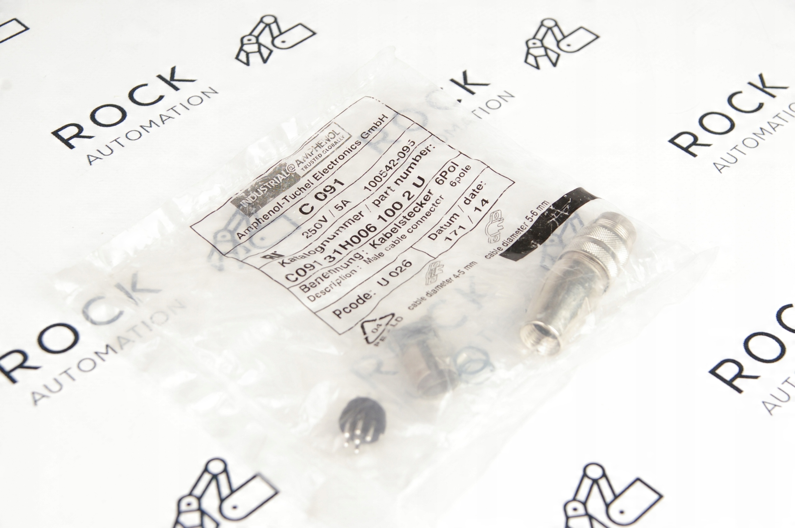 Industrial Amphenol C091 31H006 100 2 U Male Plug · ID 140940211 · Zdjęcie 1