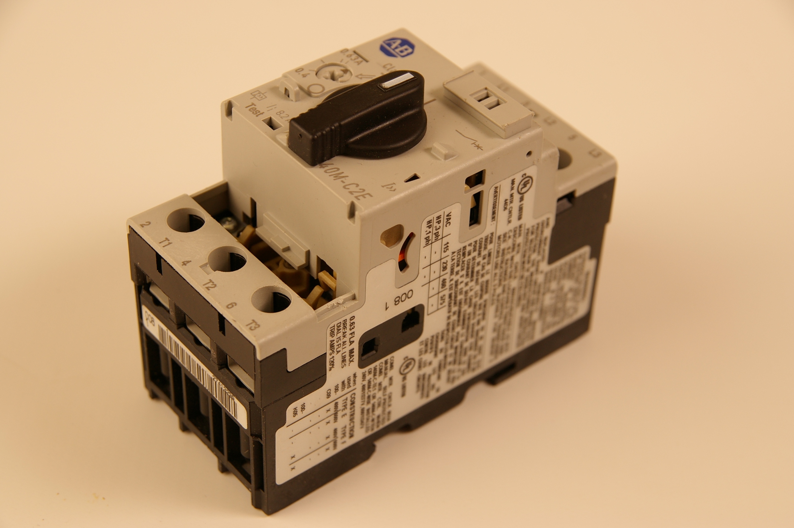 Wyłącznik silnikowy Allen-Bradley 140M-C2E-A63 · ID 115264593 · Bild 1