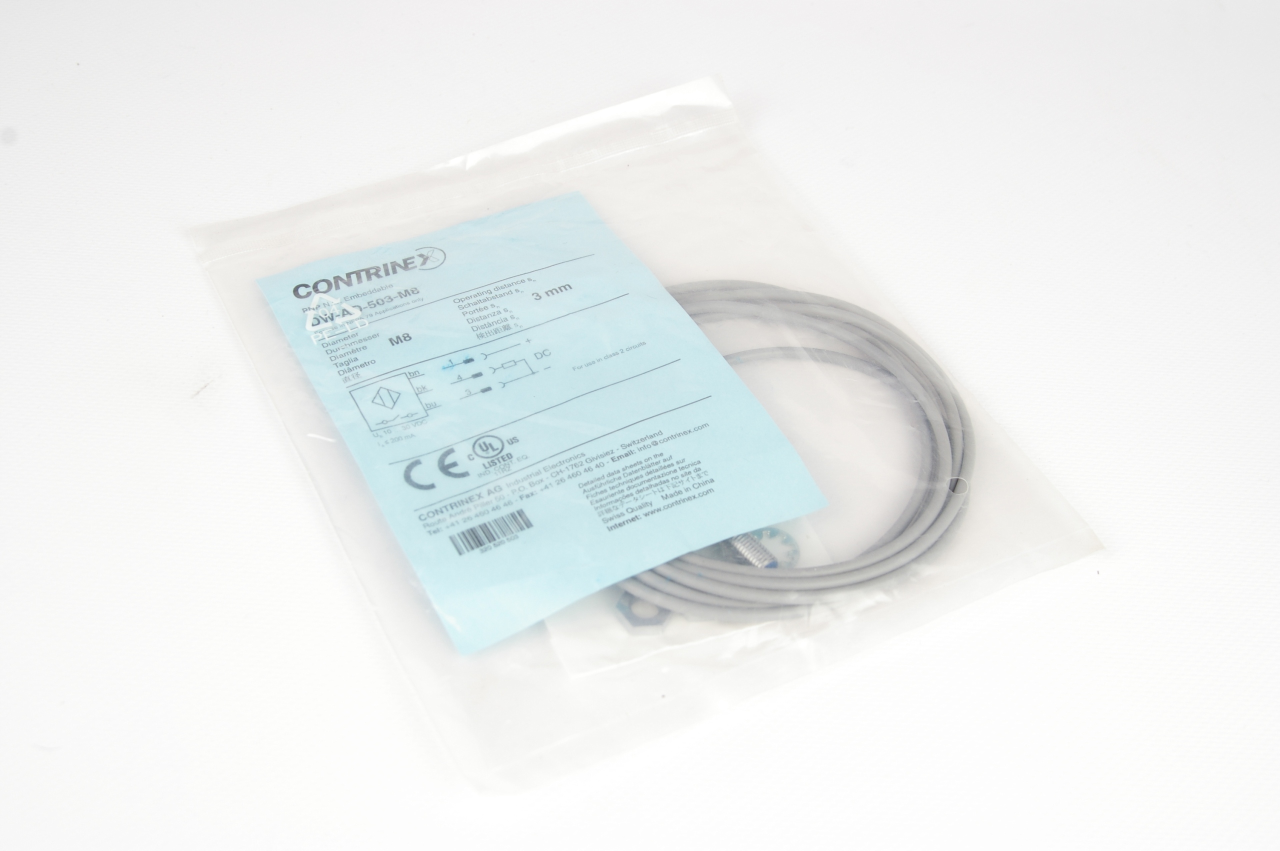 Contrinex DW-AD-503-M8 Sensor · ID 171934784 · Photo 1