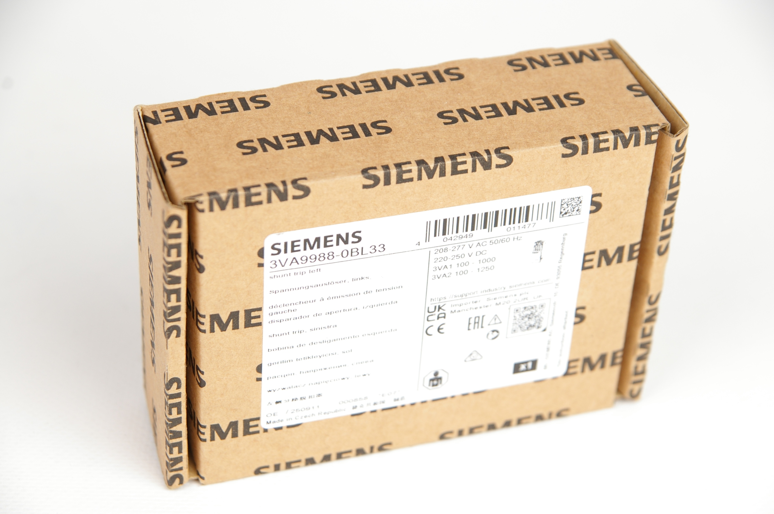 Siemens 3VA9988-0BL33 Circuit Breaker Shunt Release · ID 217546296 · Bild 1