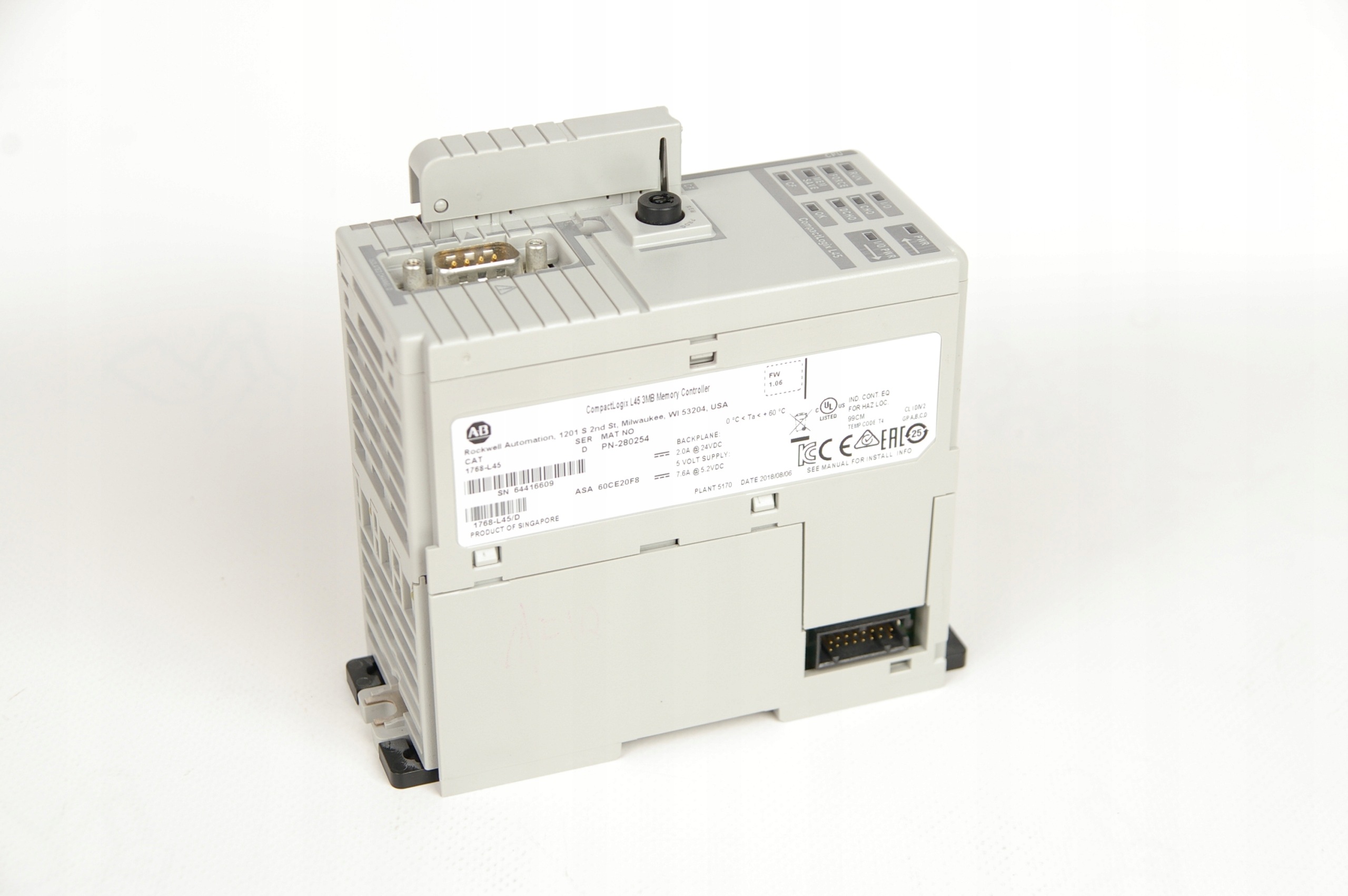 Allen-Bradley 1768-L45 SER D PLC Controller · ID 328644633 · Zdjęcie 1