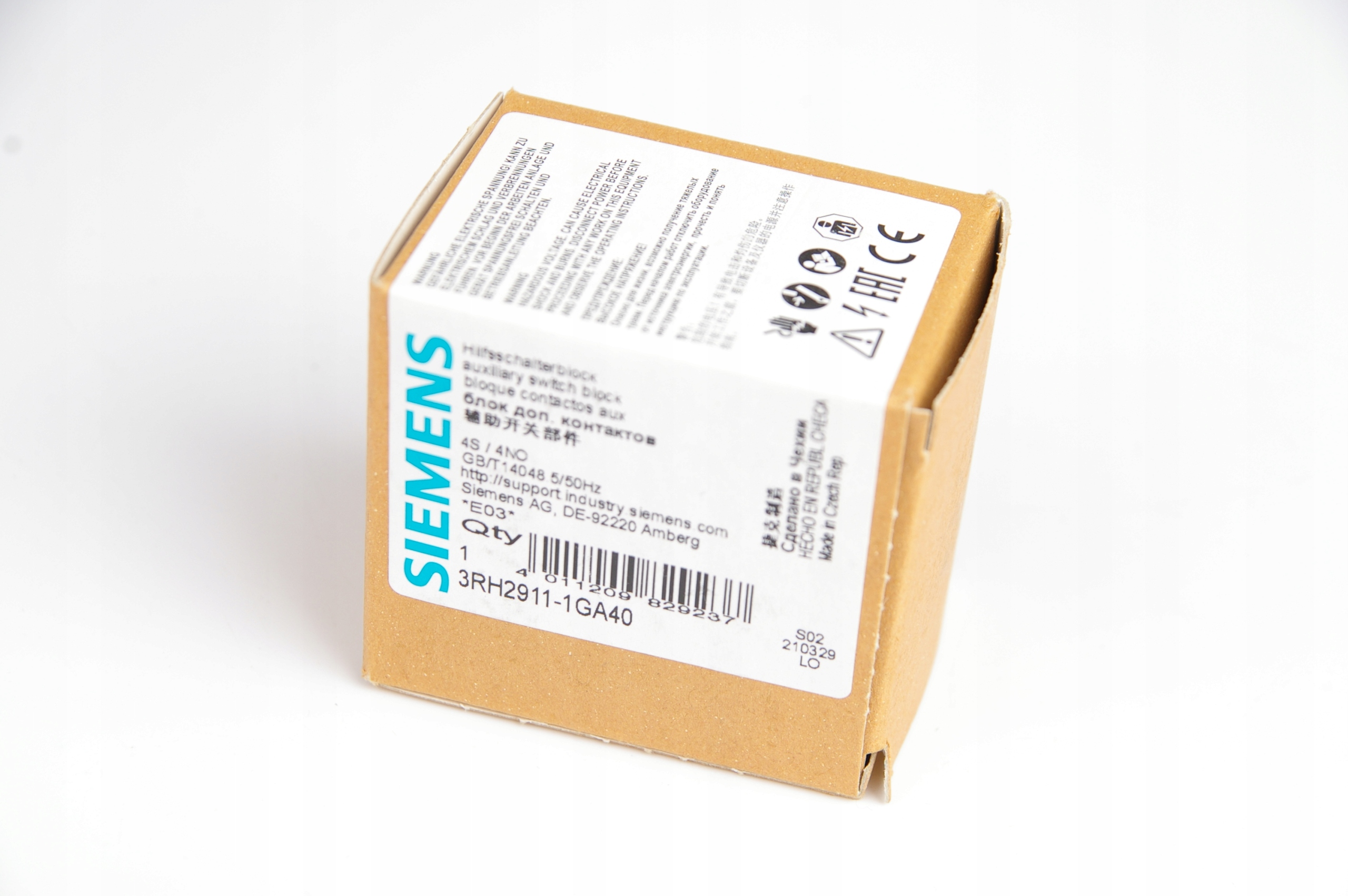 Siemens 3RH2911-1GA40 Auxiliary Switch Block · ID 115246539 · Zdjęcie 1