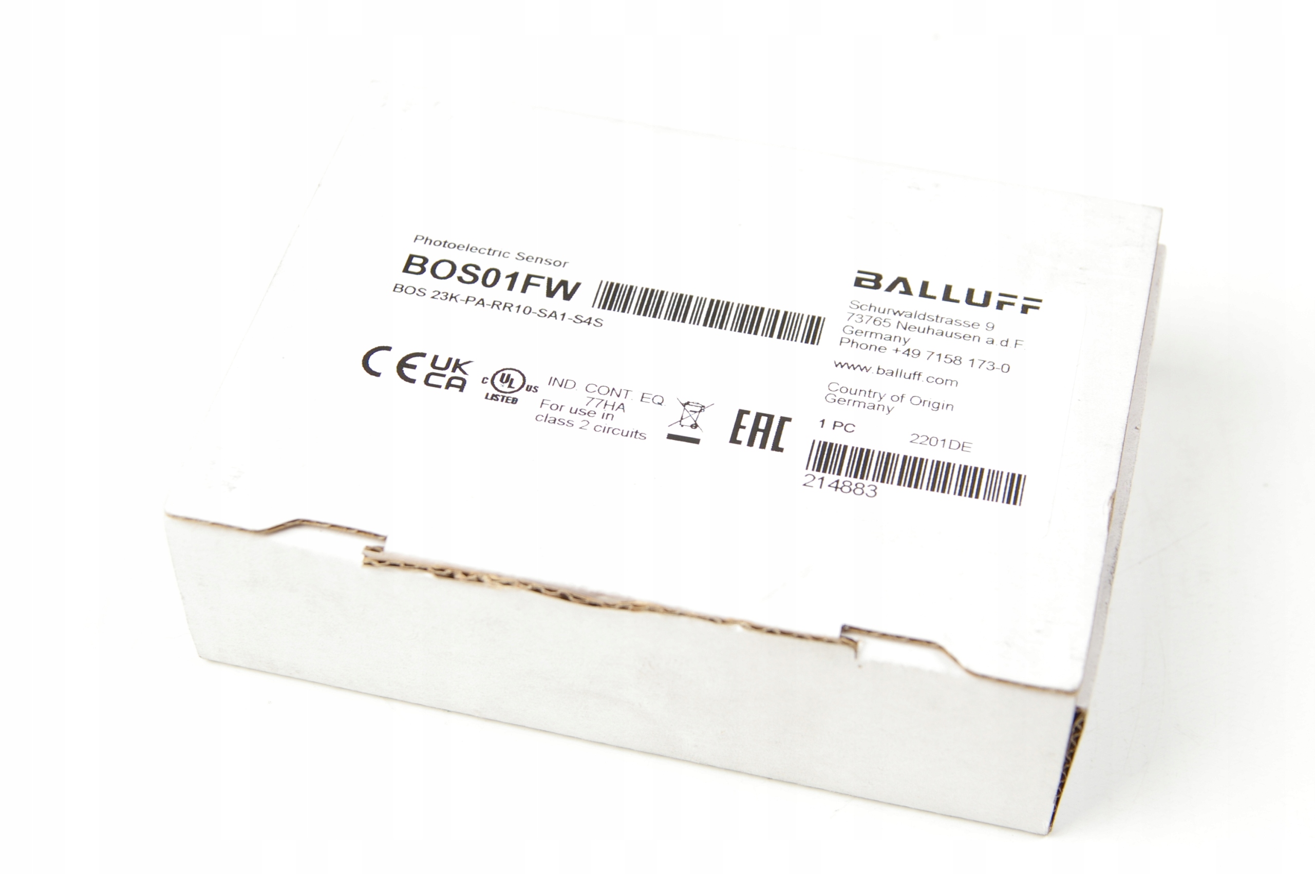 Czujnik Balluff BOS01FW BOS 23K-PA-RR10-SA1-S4S · ID 115260370 · Bild 1