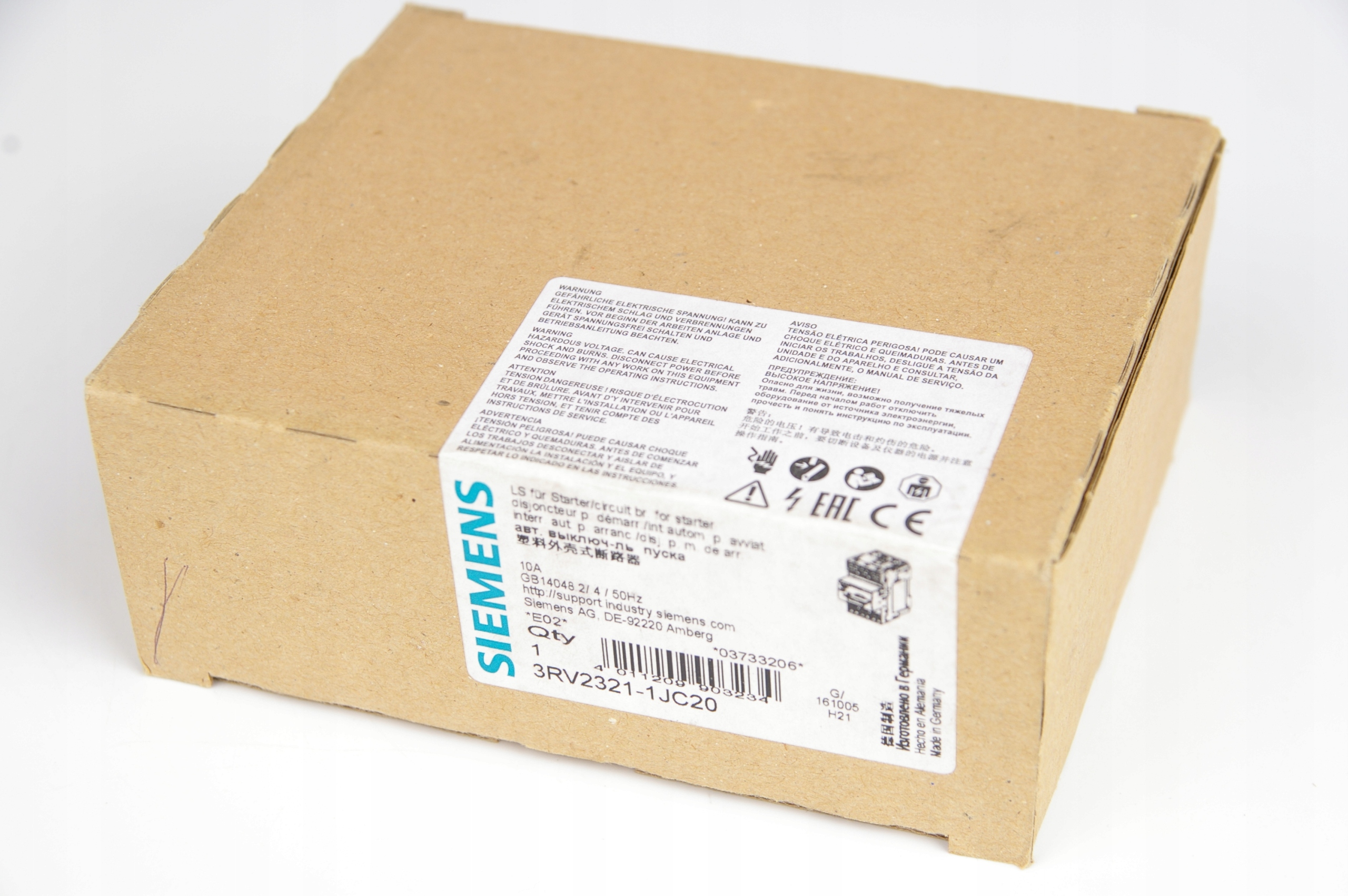 Siemens 3RV2321-1JC20 Circuit Breaker · ID 115251209 · Zdjęcie 1