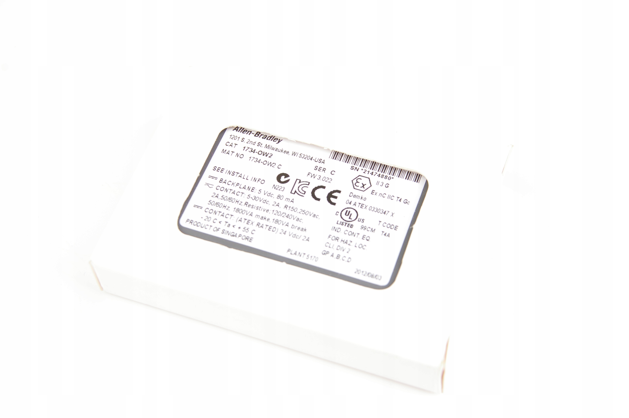 Moduł Allen-Bradley 1734-OW2 Ser. C · ID 115263428 · Zdjęcie 1