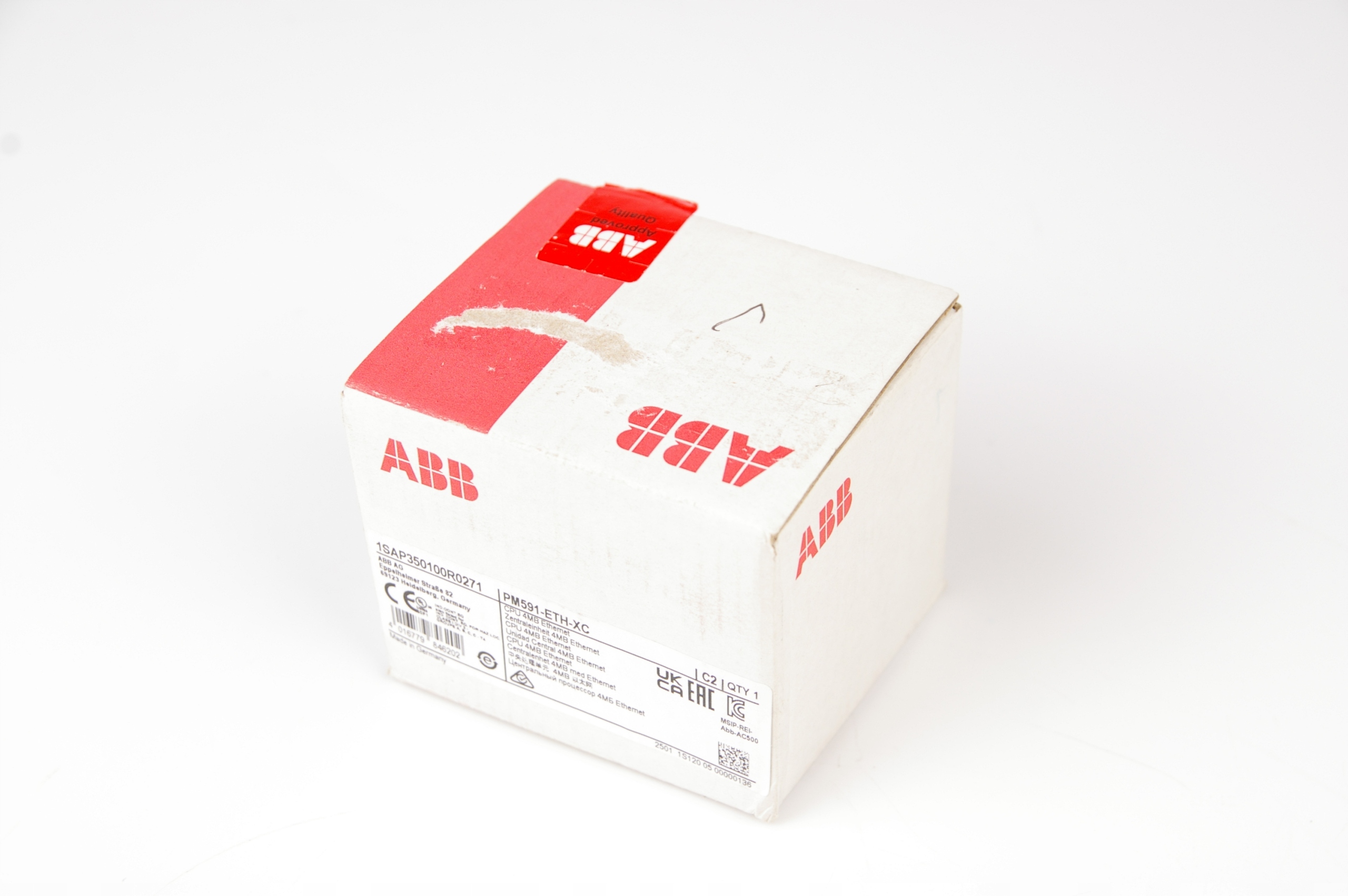 ABB 1SAP350100R0271 PM591-ETH-XC PLC Controller · ID 115253344 · Bild 1