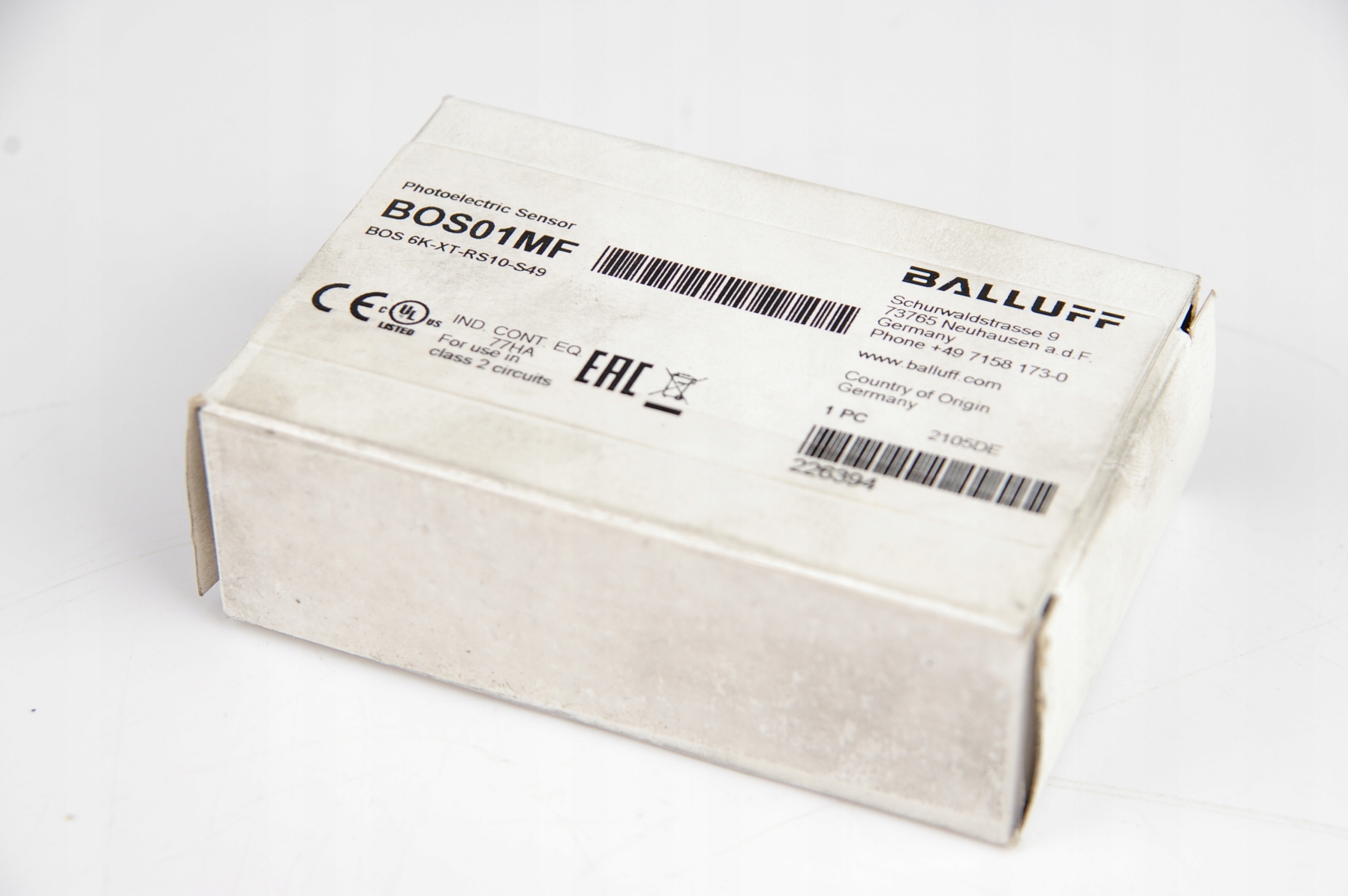 Balluff BOS01MF BOS 6K-XT-RS10-S49 Sensor · ID 115253330 · Zdjęcie 1