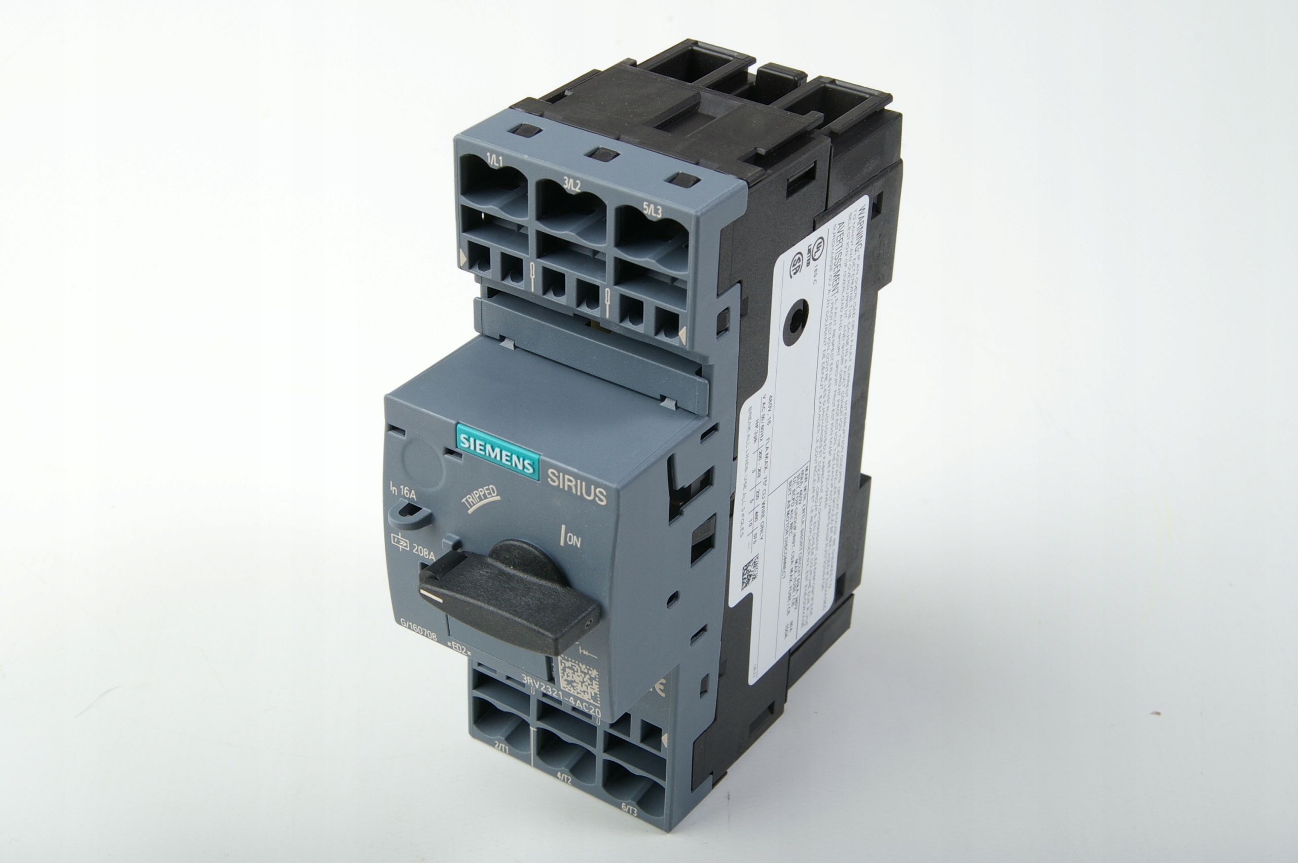 Wyłącznik zasilania Siemens 3RV2321-4AC20 · ID 115261863 · Zdjęcie 1