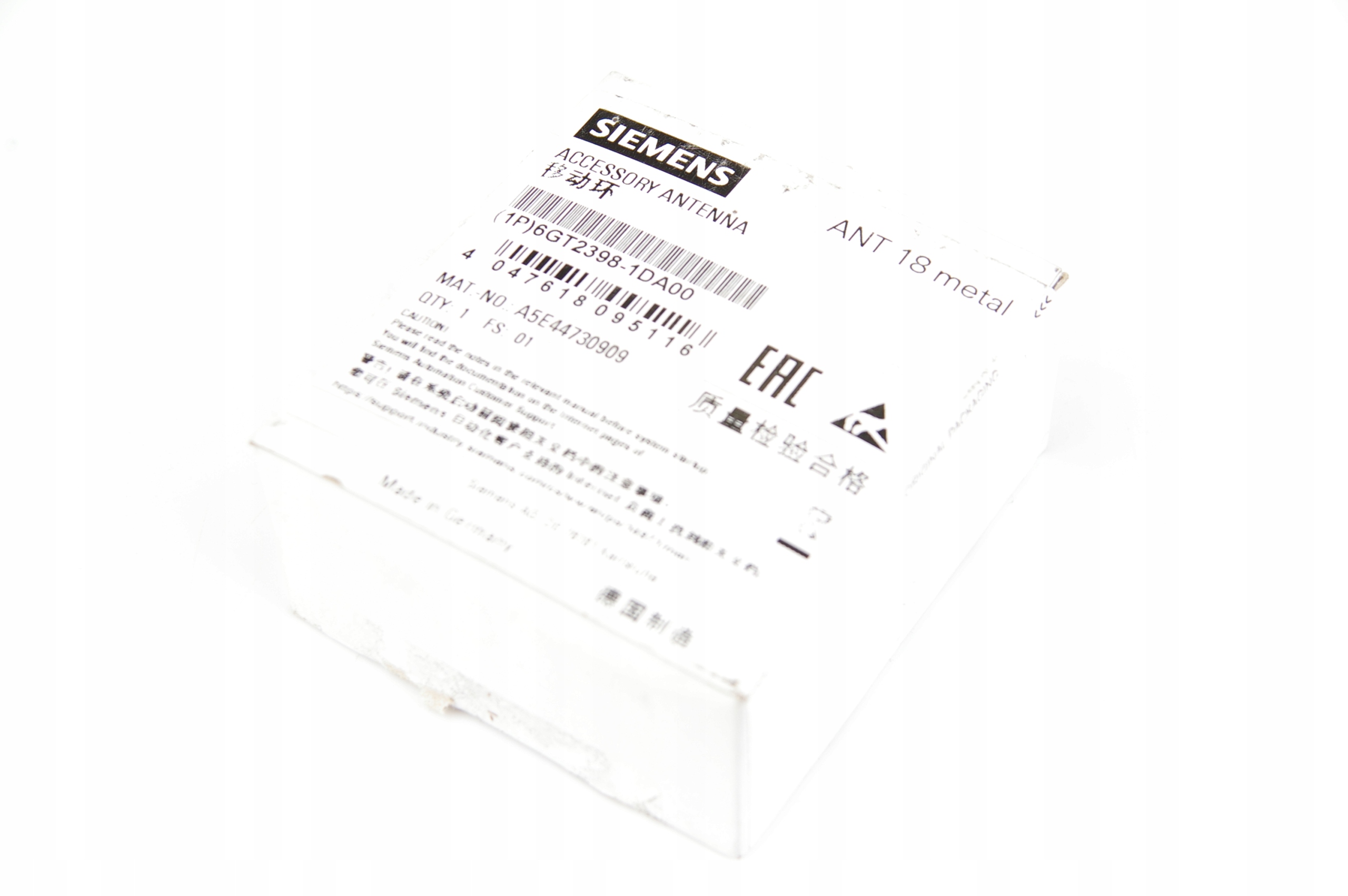 Siemens 6GT2398-1DA00 A5E44730909 Antena RFID · ID 115255744 · Zdjęcie 1