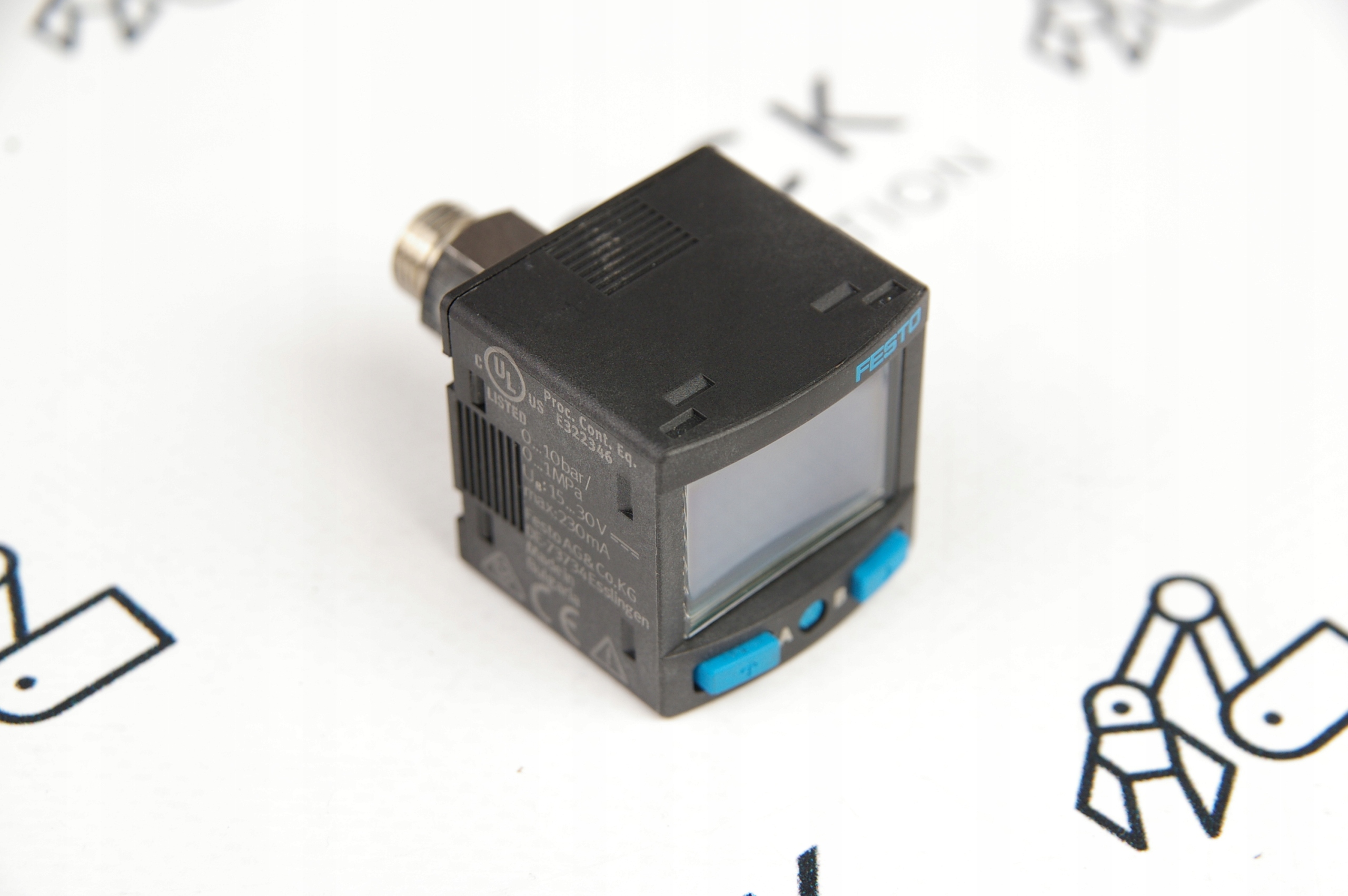 Festo SPAN-P10R-G18M-PN-PN-L1 8035544 Pressure sensor · ID 147425389 · Photo 1
