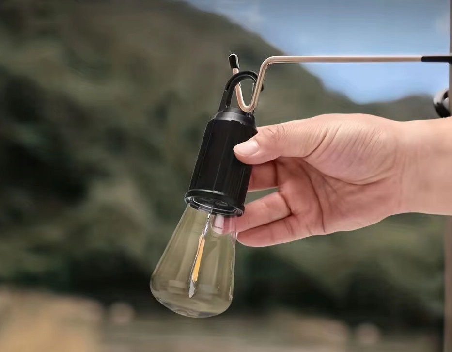 ŻARÓWKA Latarka LED Lampa Kempingowa Do Garażu PIWNICY Z Haczykiem 3133