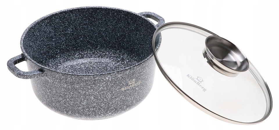 GARNEK MARMUROWY 28cm INDUKCJA 6,5l 3907