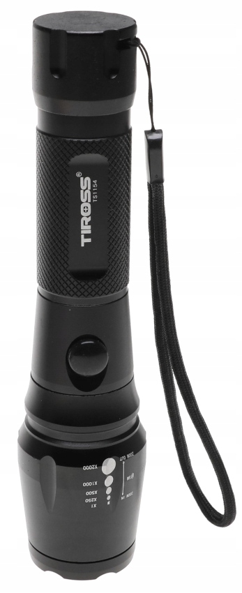 LATARKA CREE T6 XML 10W LED ZOOM NAKŁADKA 1154